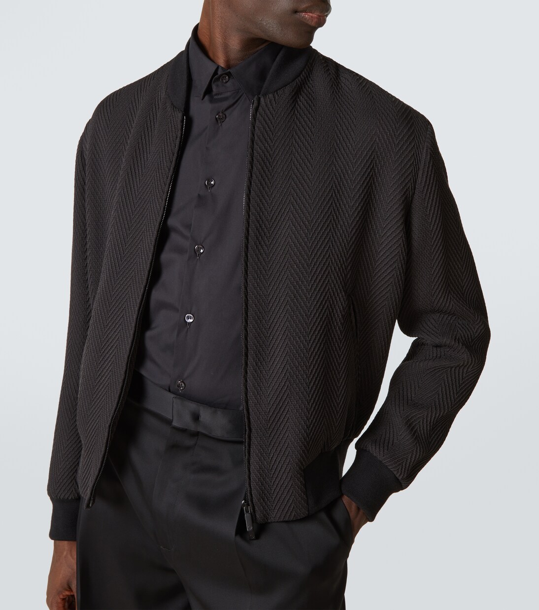 Cotton-blend poplin shirt | Giorgio Armani