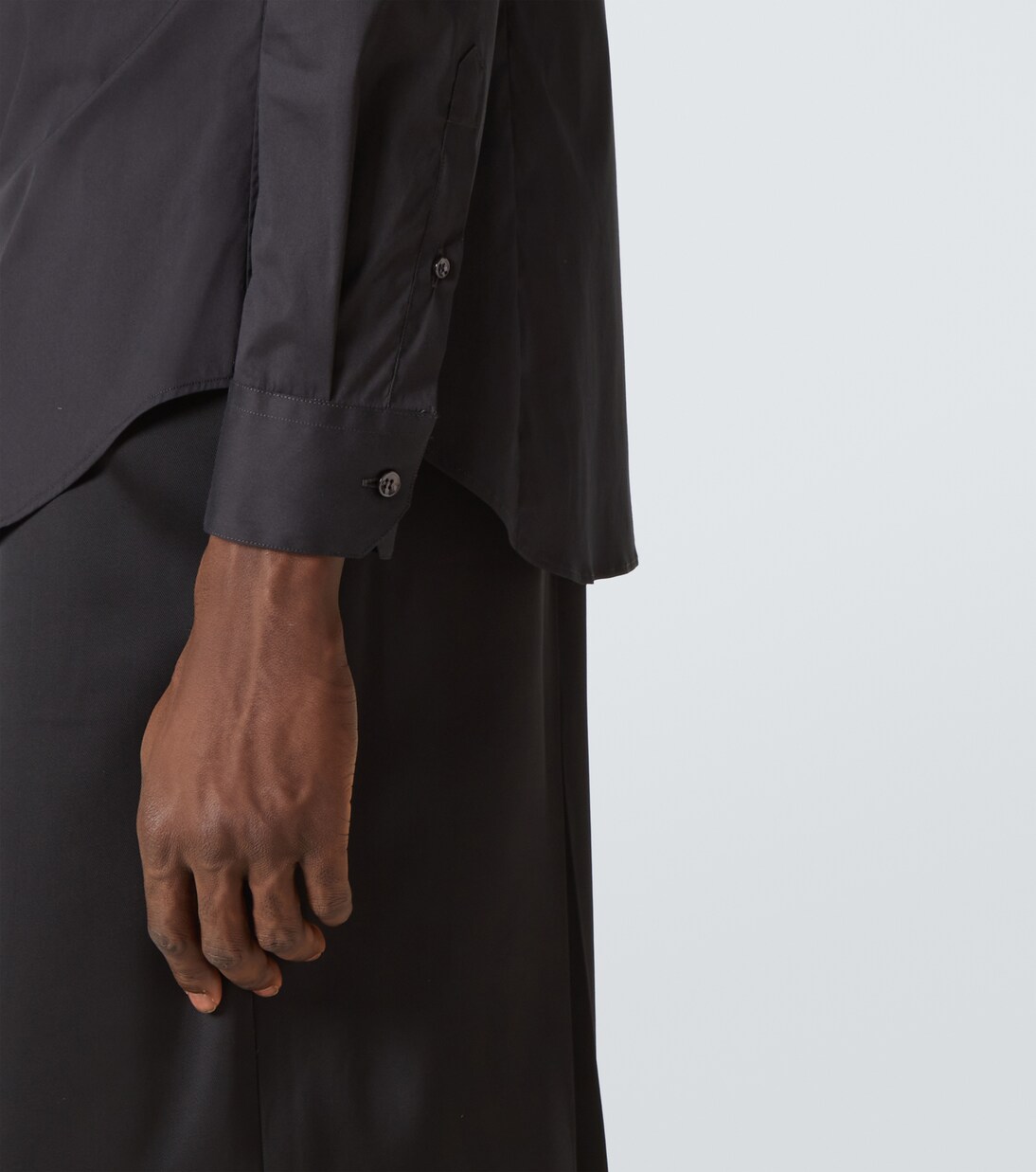 Cotton-blend poplin shirt | Giorgio Armani