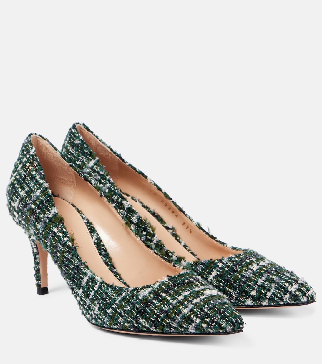Pumps 70 aus Bouclé | Gianvito Rossi