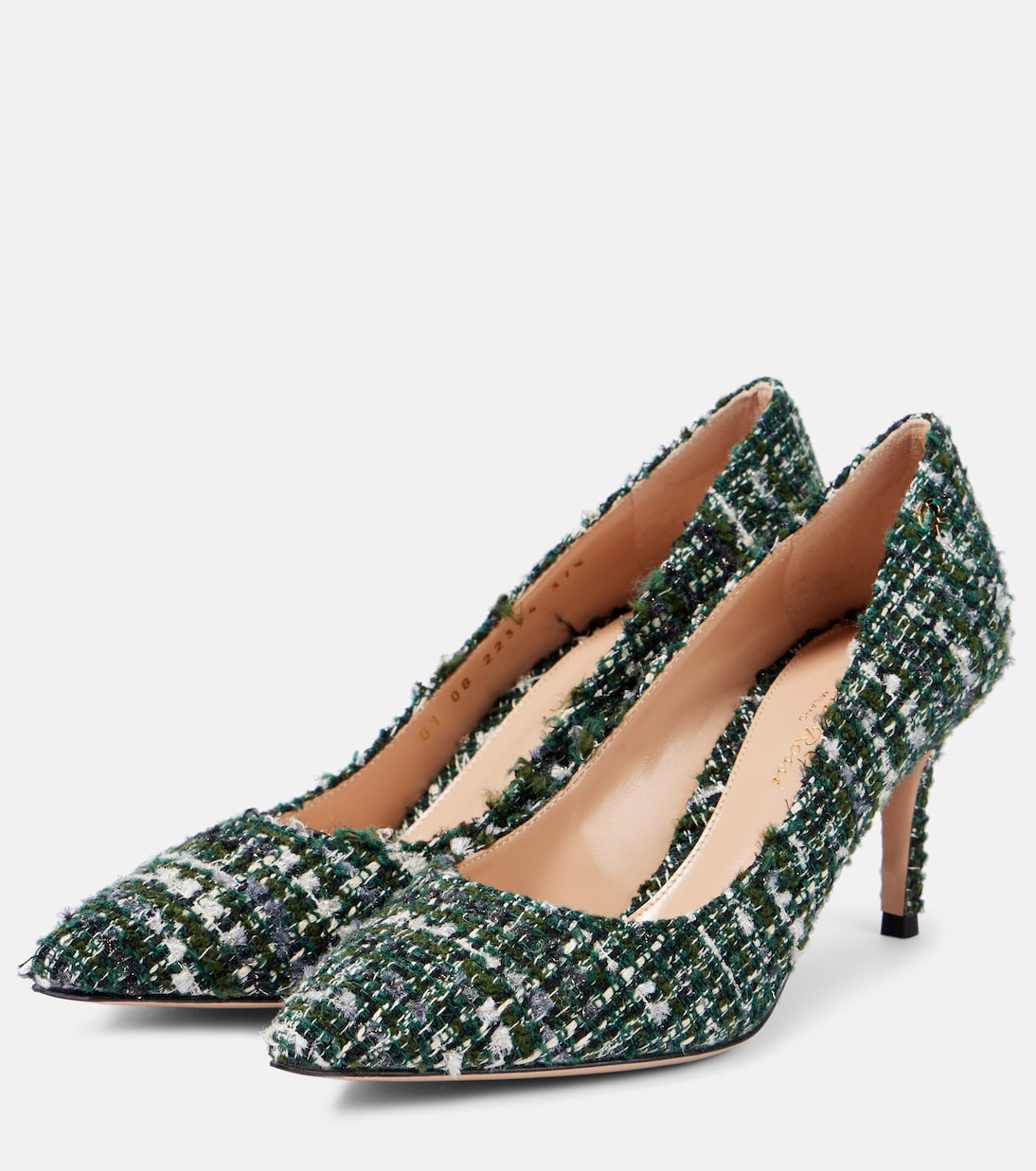 Pumps 70 aus Bouclé | Gianvito Rossi