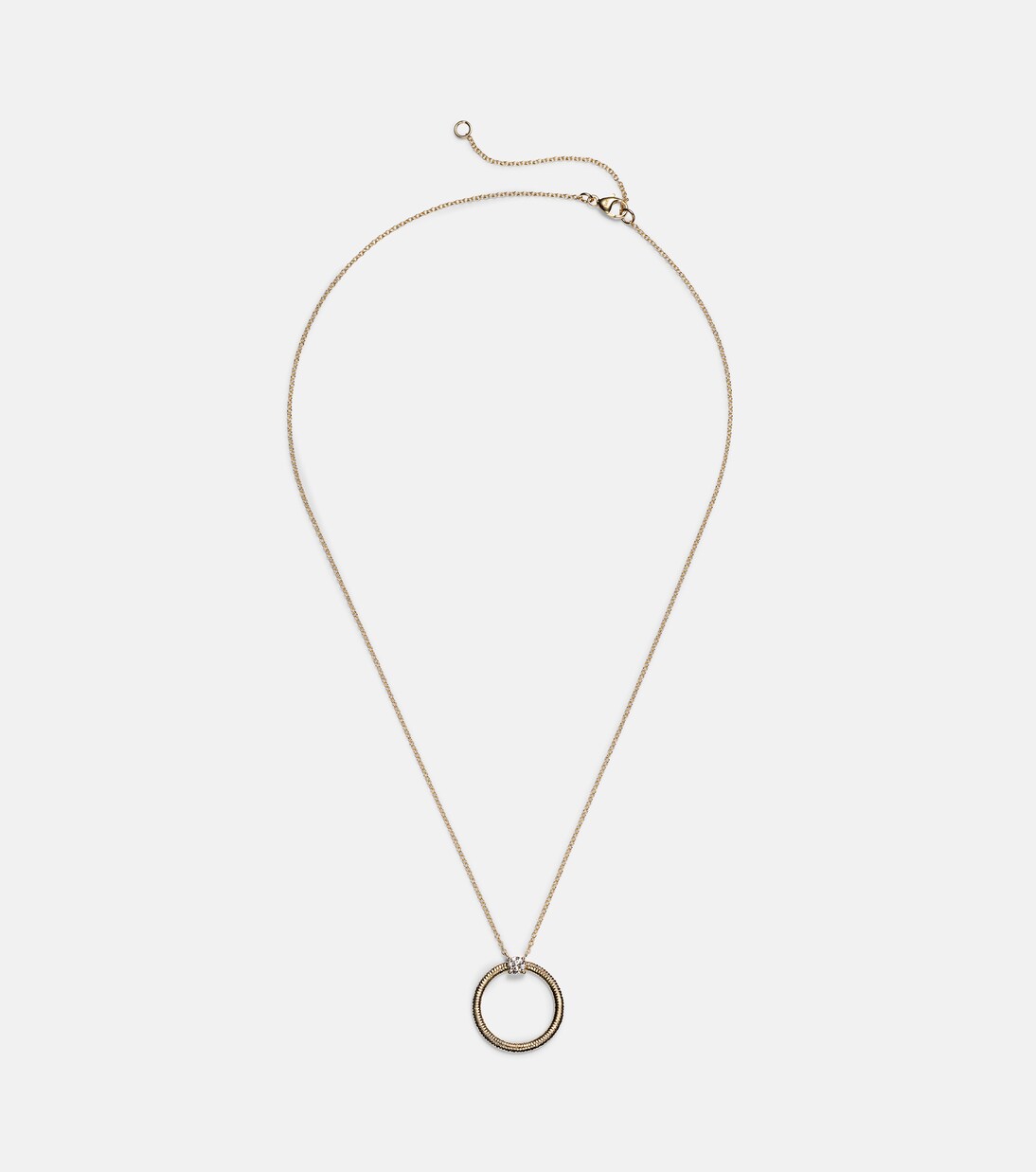 Prince 14kt gold necklace with diamonds | Stone and Strand