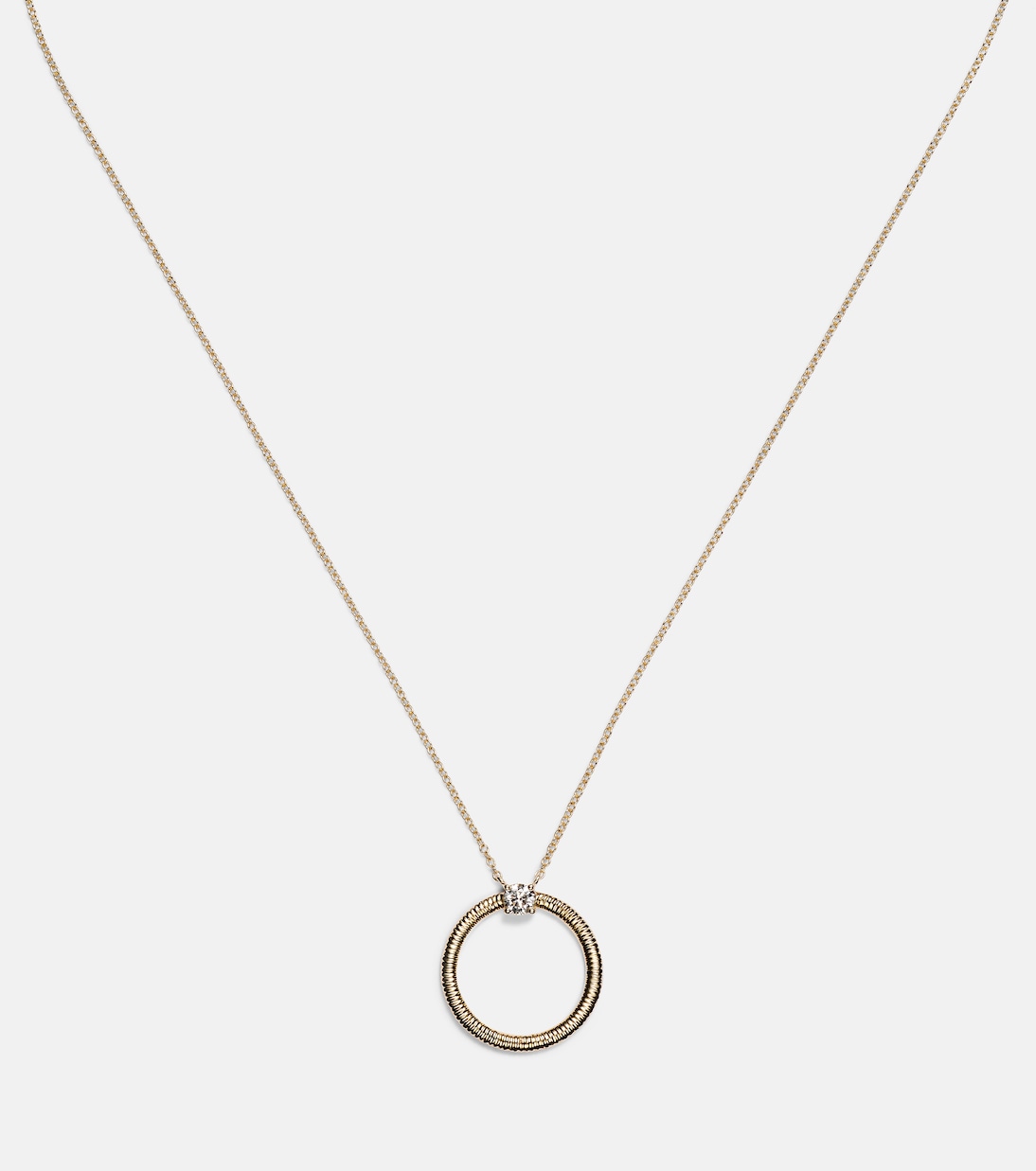 Prince 14kt gold necklace with diamonds | Stone and Strand