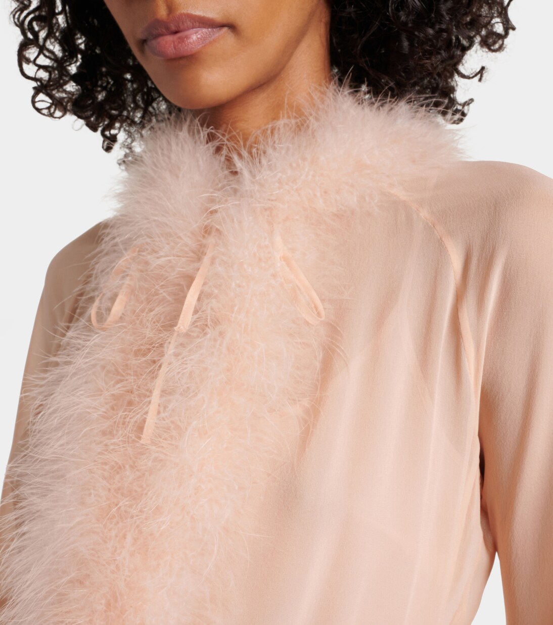 Robe midi Georg à plumes | Blumarine