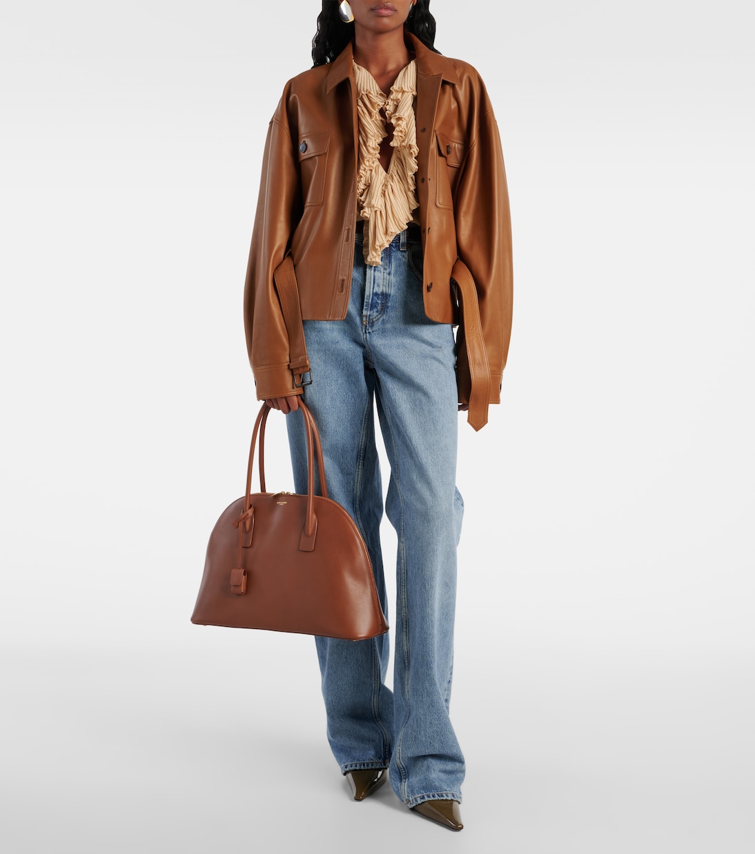 Tote Bag Sac De Jour aus Leder | Saint Laurent