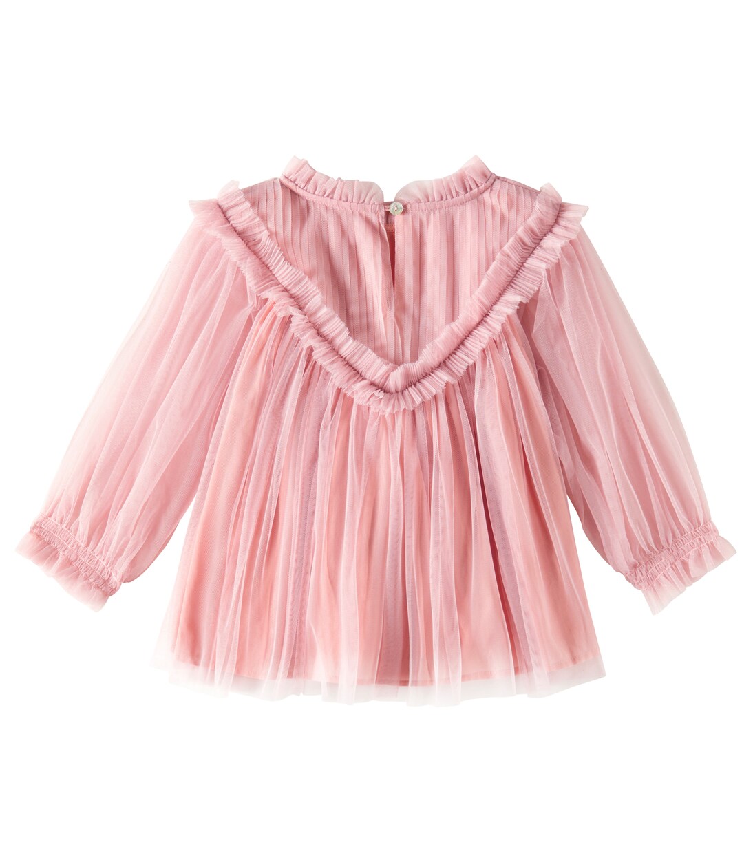 Sandra ruffled tulle shirt | C'era Una Volta