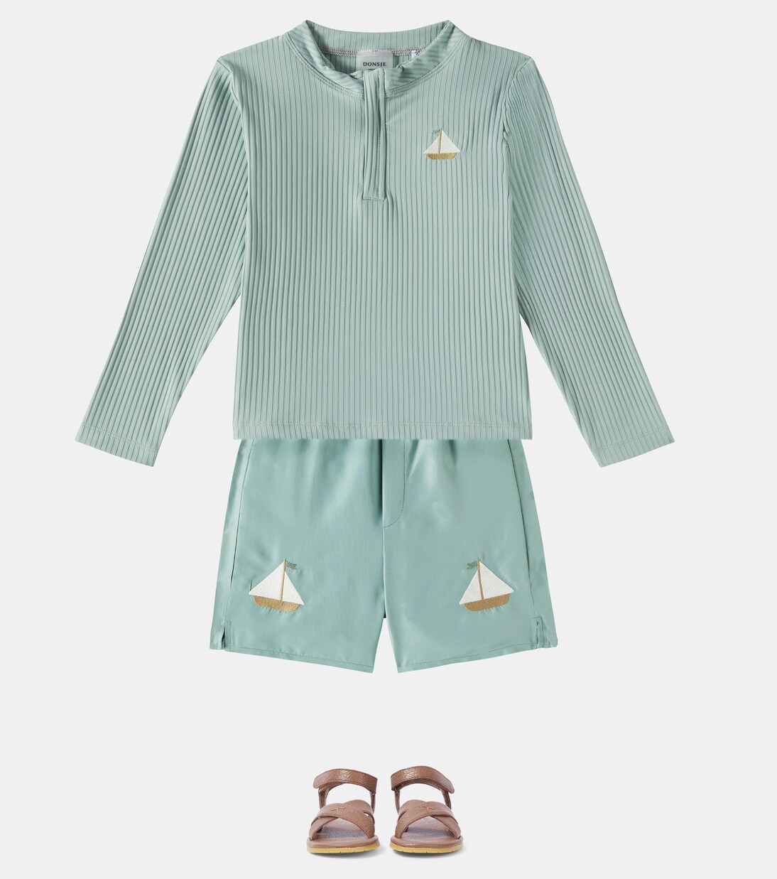 Mees embroidered swim trunks | Donsje