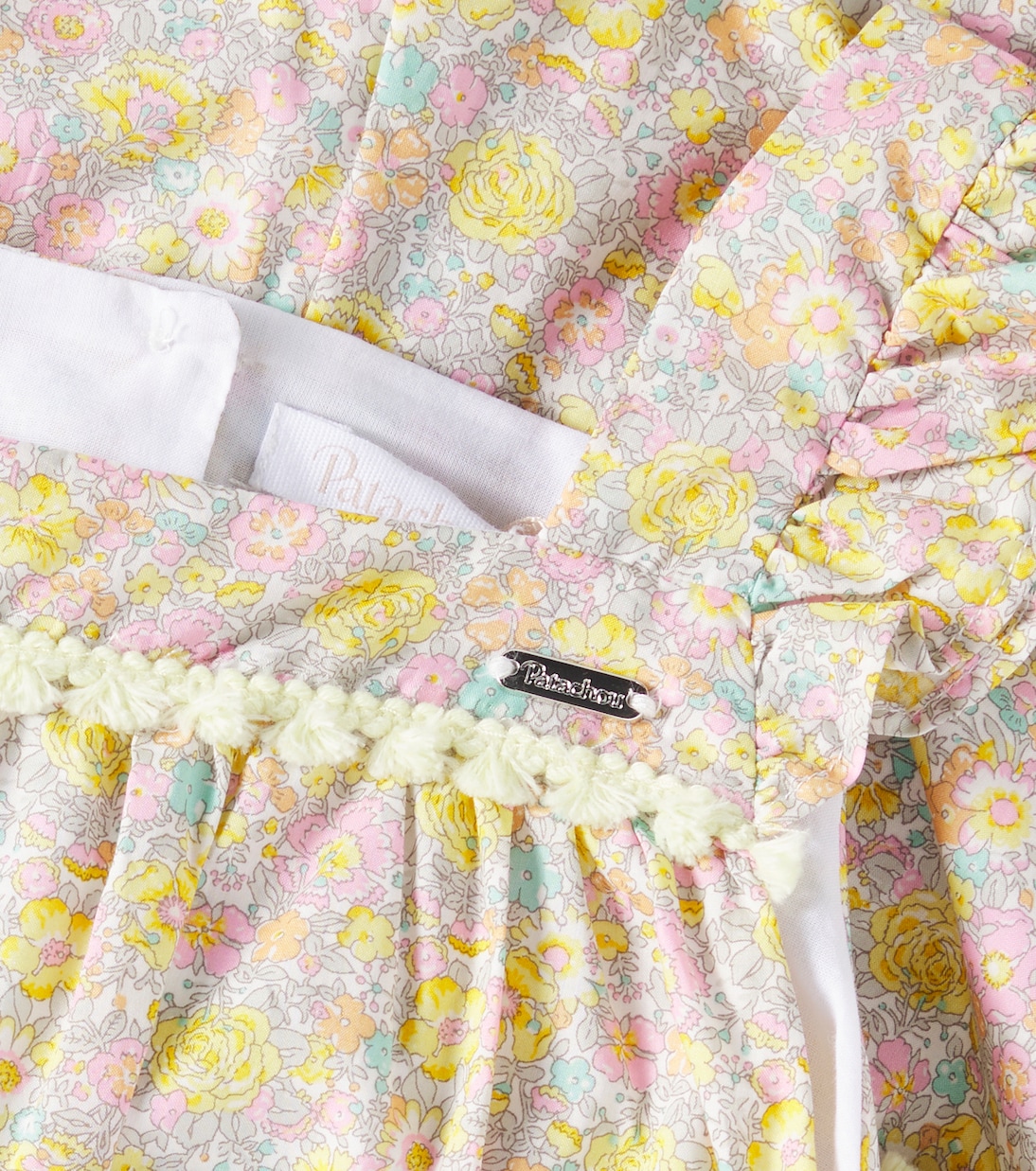 Floral cotton poplin romper | Patachou