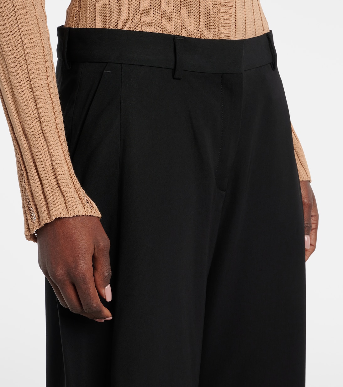 Weite Mid-Rise-Hose | Acne Studios