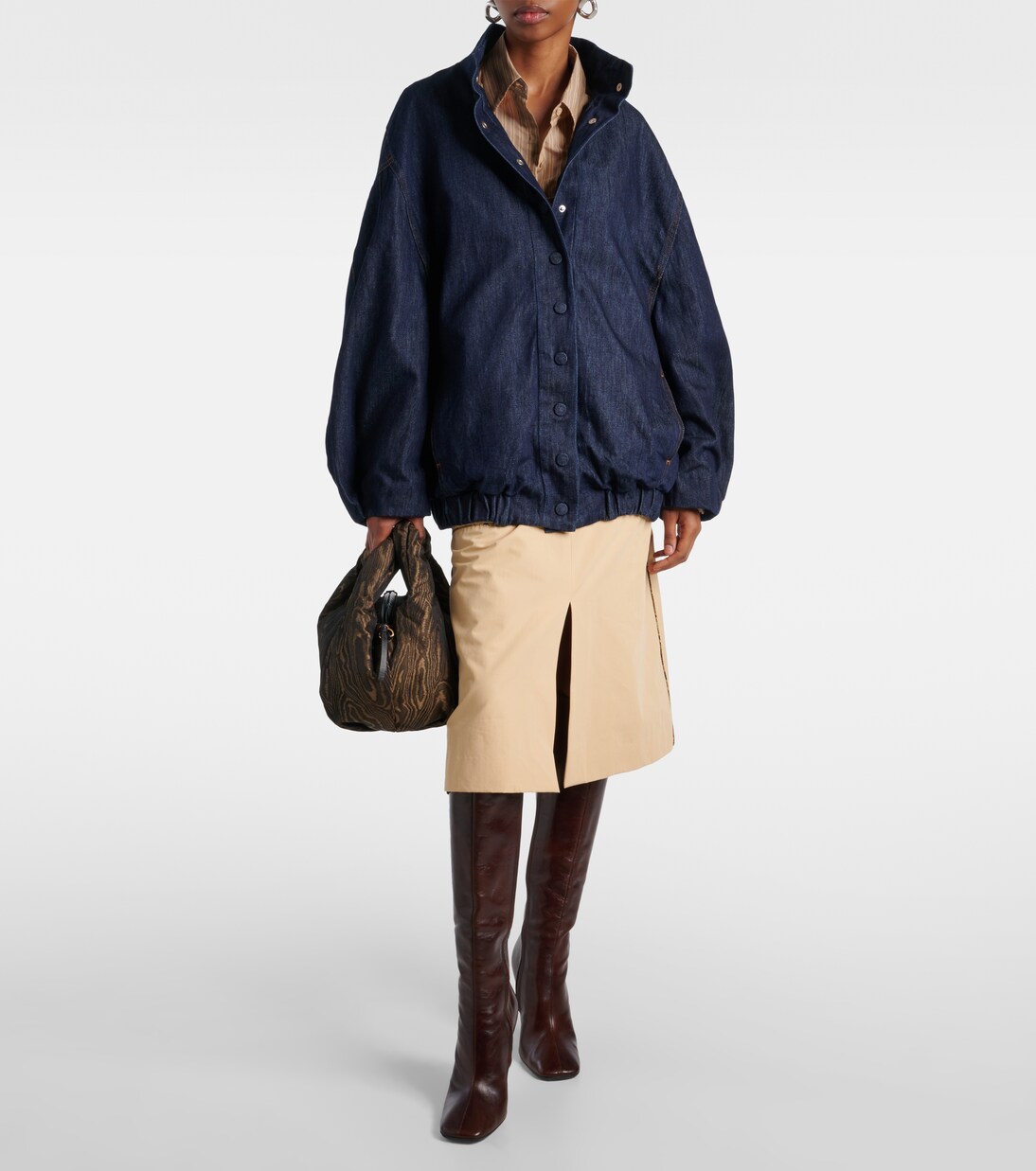 Oversized denim jacket | Dries Van Noten