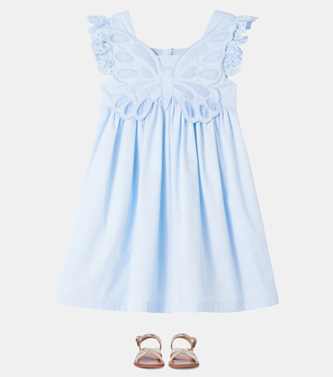 Robe Butterfly en coton | Self-Portrait Kids