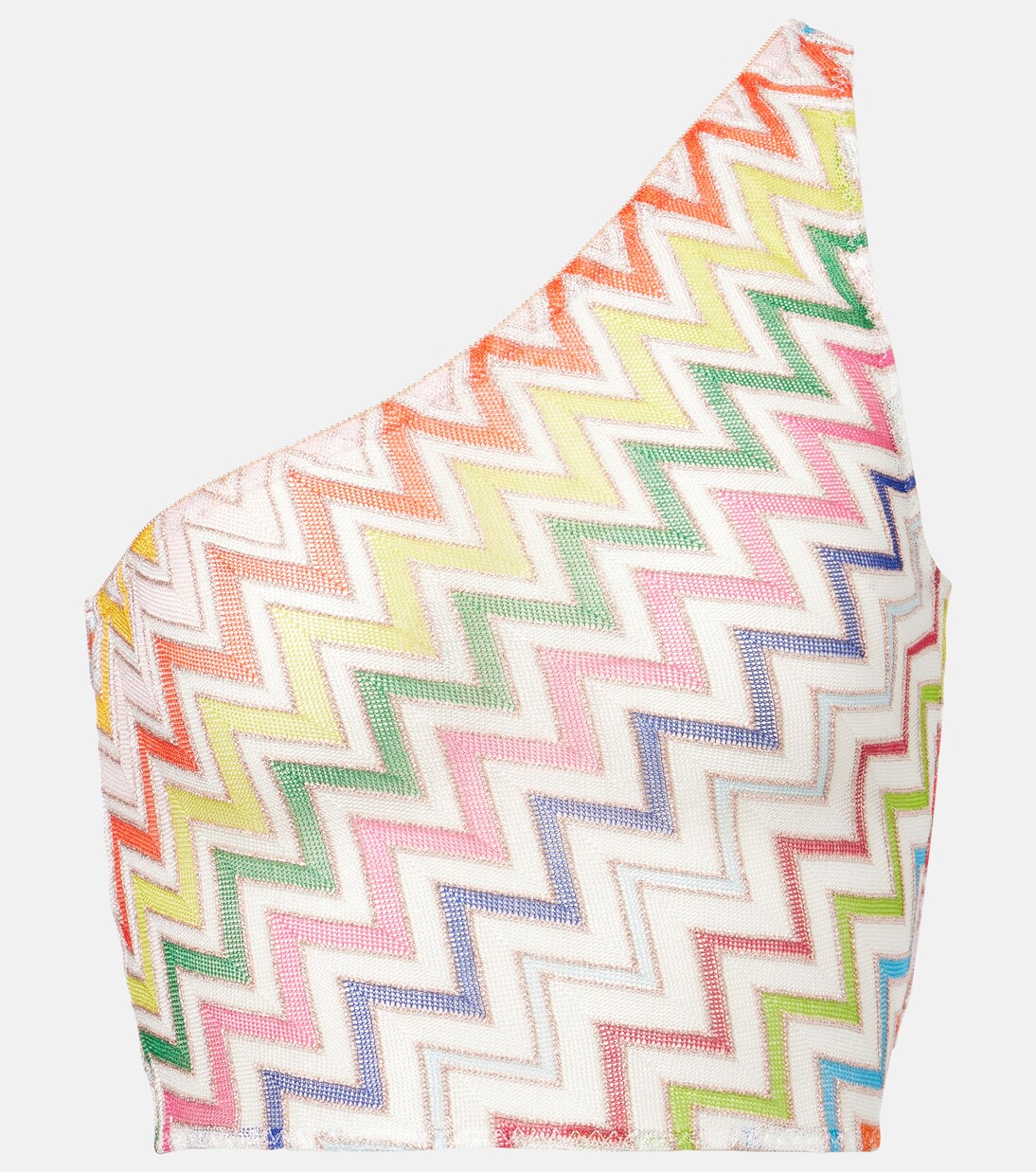 One-Shoulder-Top aus Häkelstrick | Missoni