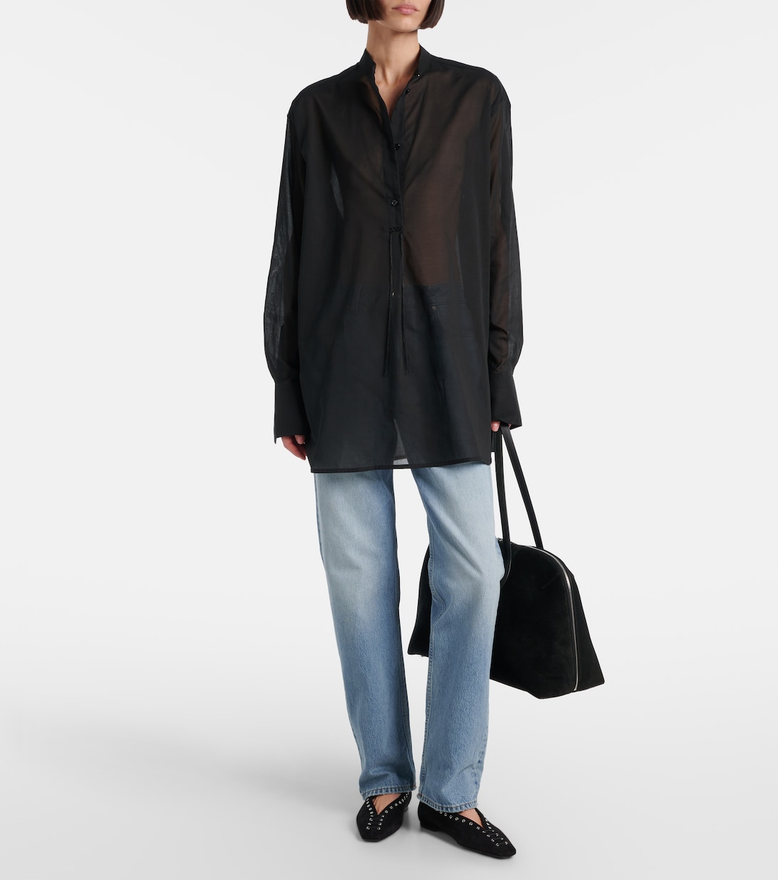 Oversize-Hemd aus Baumwolle | Toteme