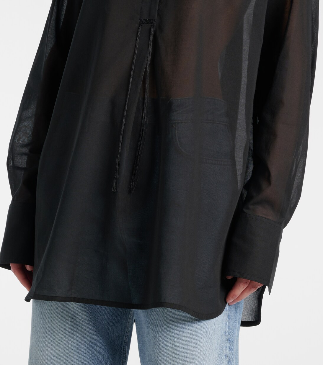 Oversize-Hemd aus Baumwolle | Toteme