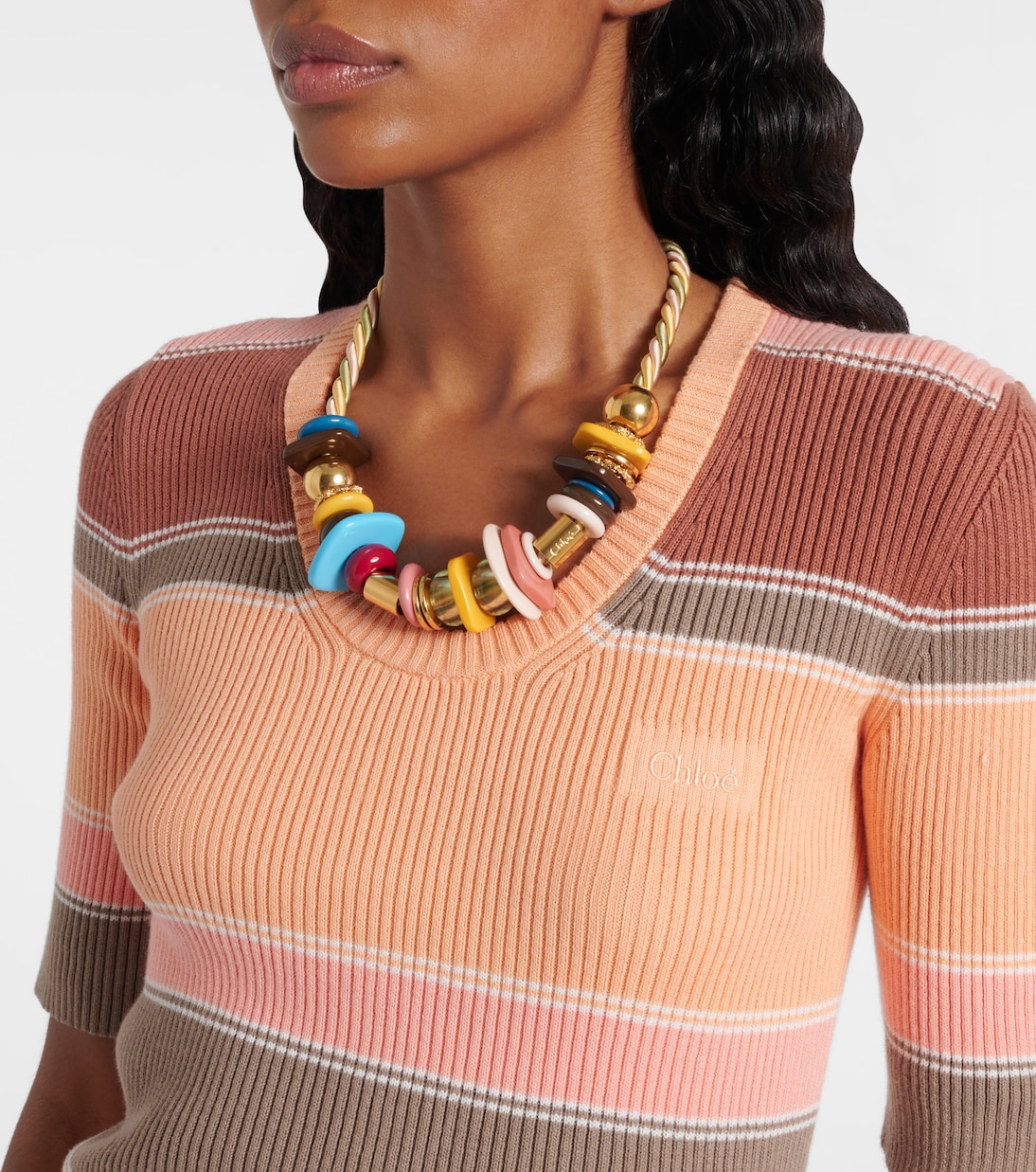 Top aus Rippstrick | Chloé