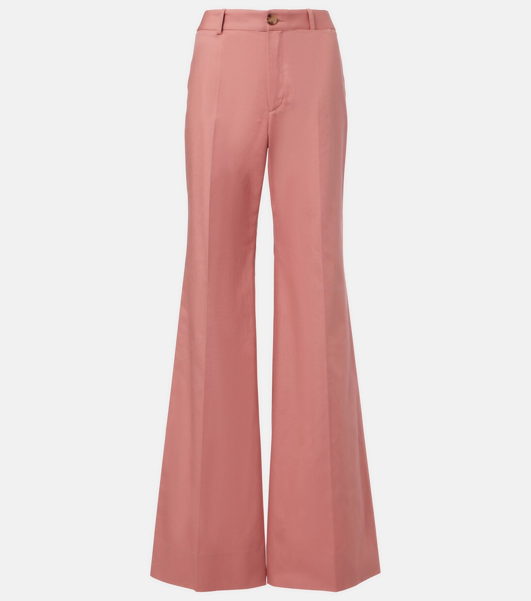 High-Rise-Schlaghose aus Baumwolle | Chloé