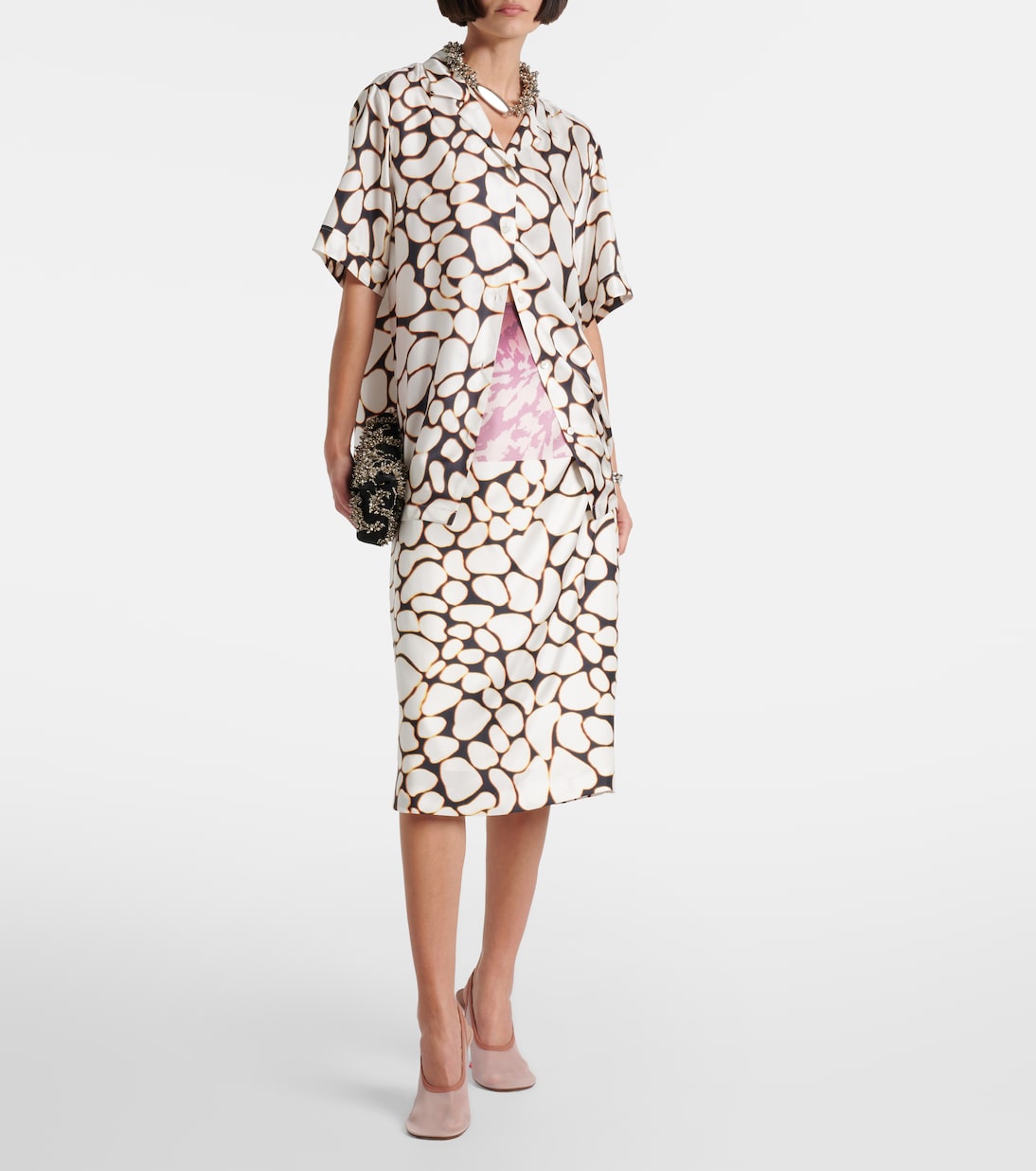 Bedrucktes Hemd aus Seide | Dries Van Noten