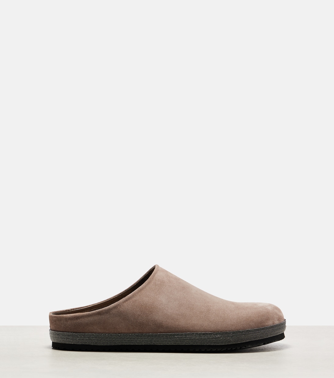 Monili suede clogs | Brunello Cucinelli