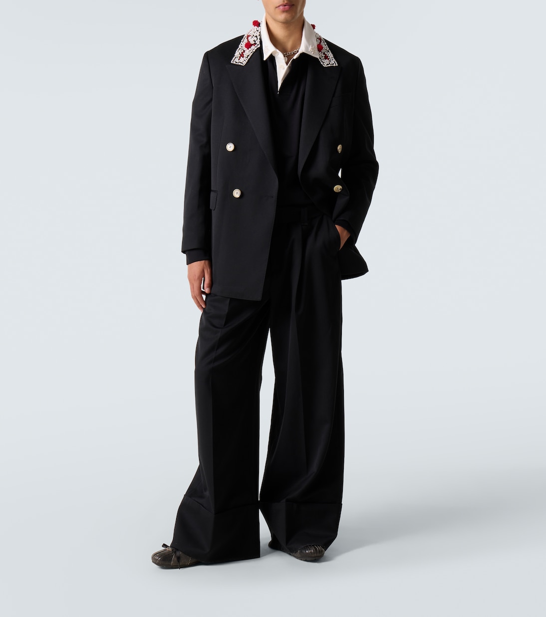 Polohemd aus Baumwoll-Jersey | Simone Rocha