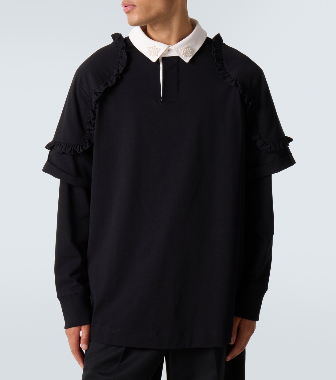 Polohemd aus Baumwoll-Jersey | Simone Rocha