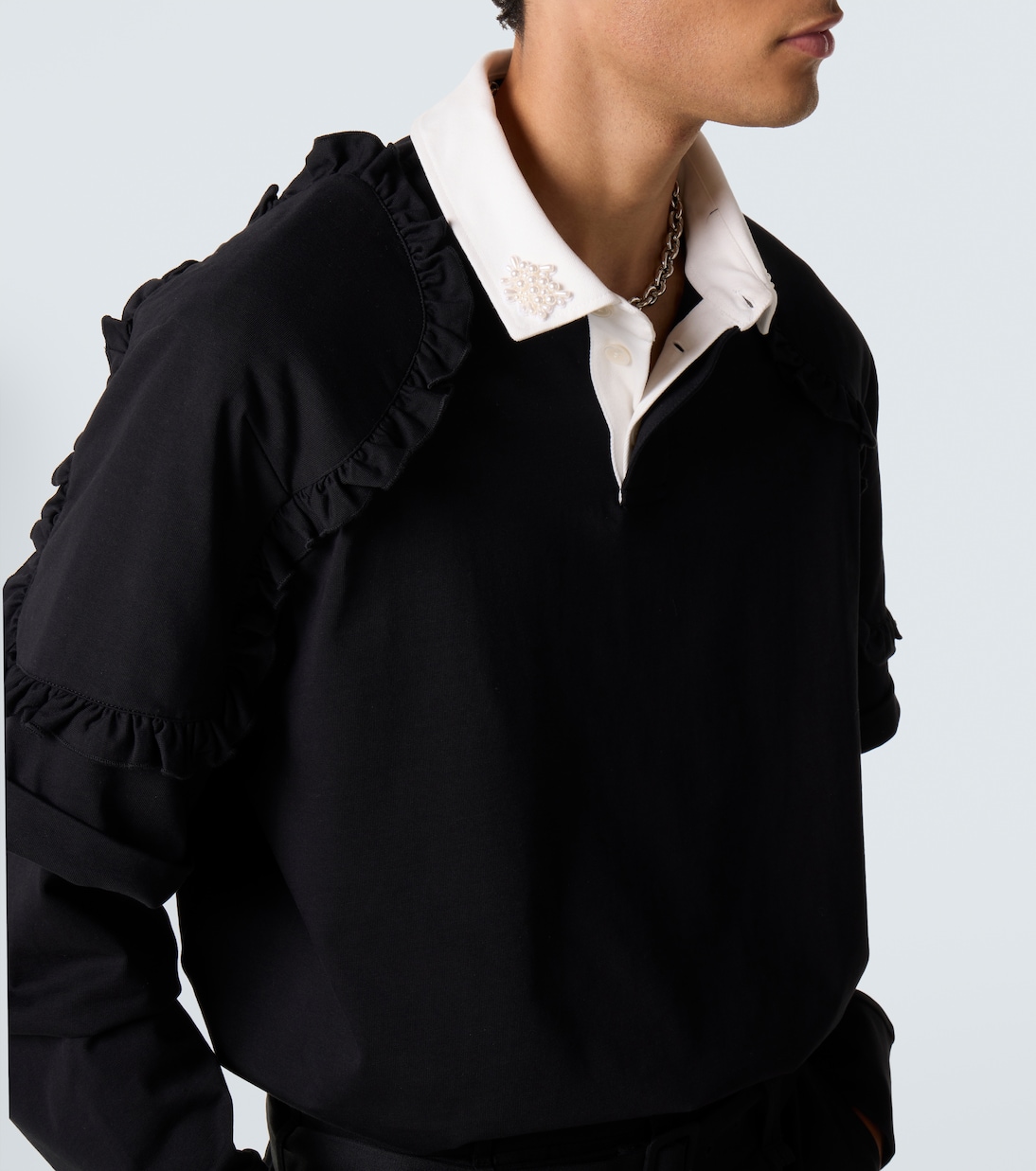 Polohemd aus Baumwoll-Jersey | Simone Rocha