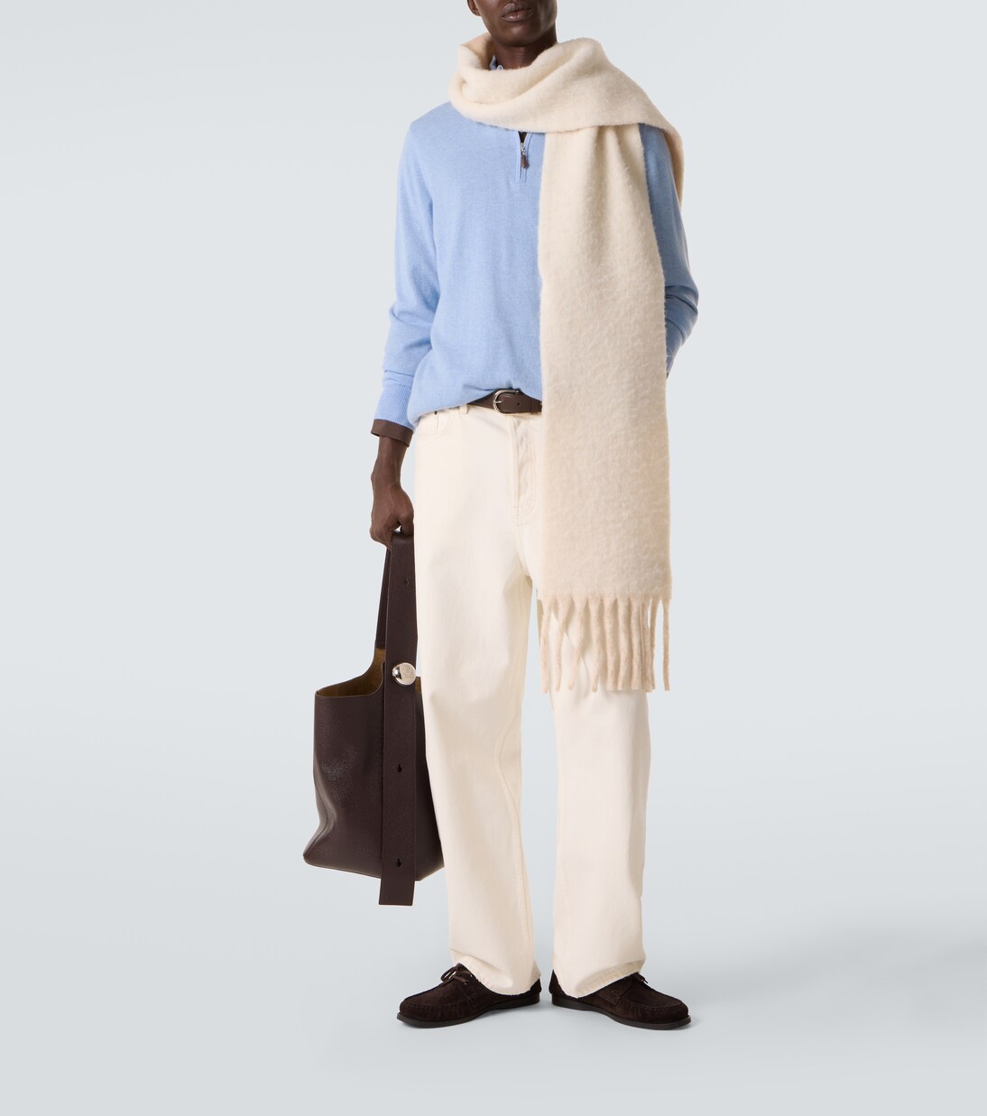 Mr Fenchurch cashmere half-zip sweater | Arch4