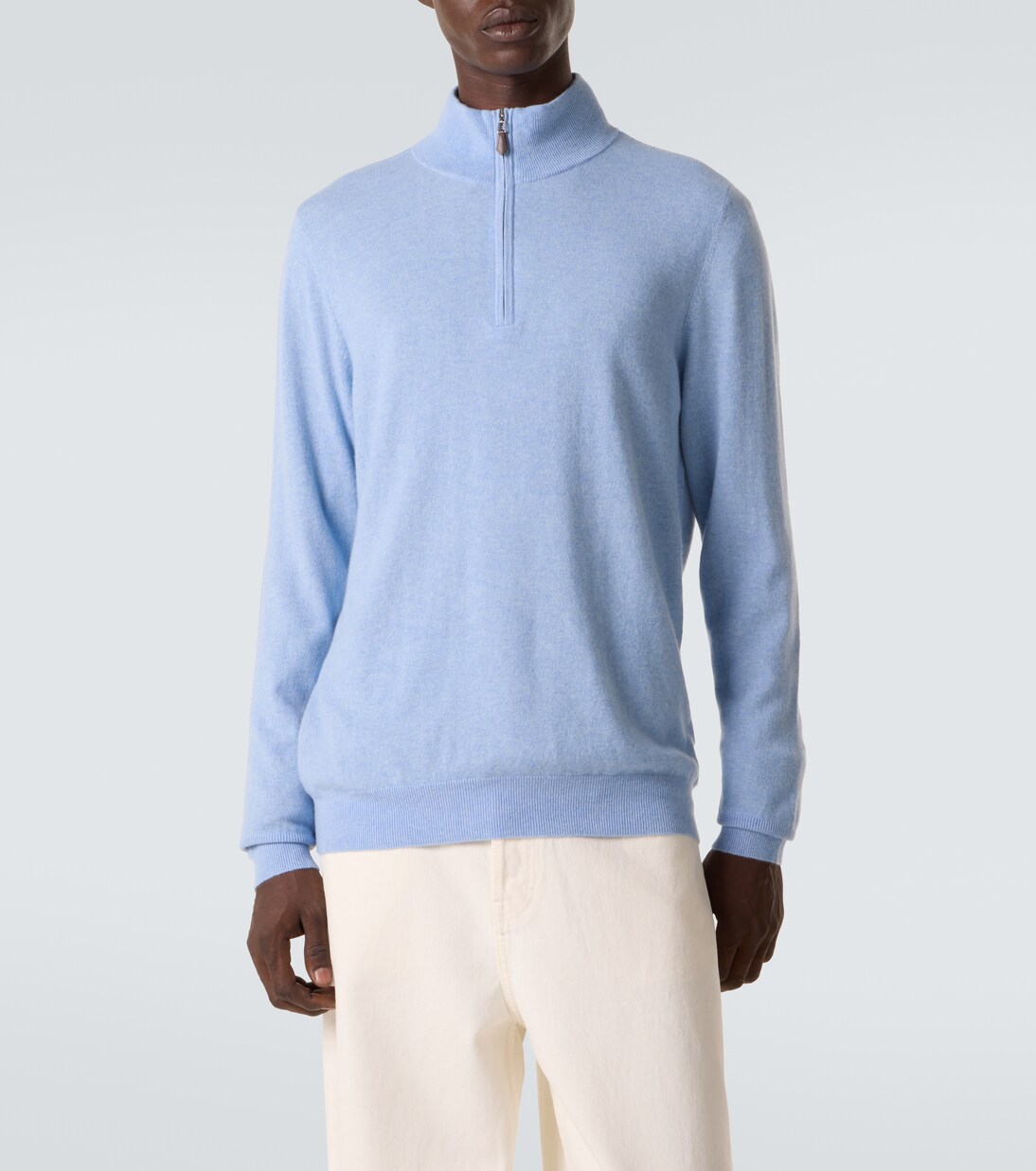 Mr Fenchurch cashmere half-zip sweater | Arch4
