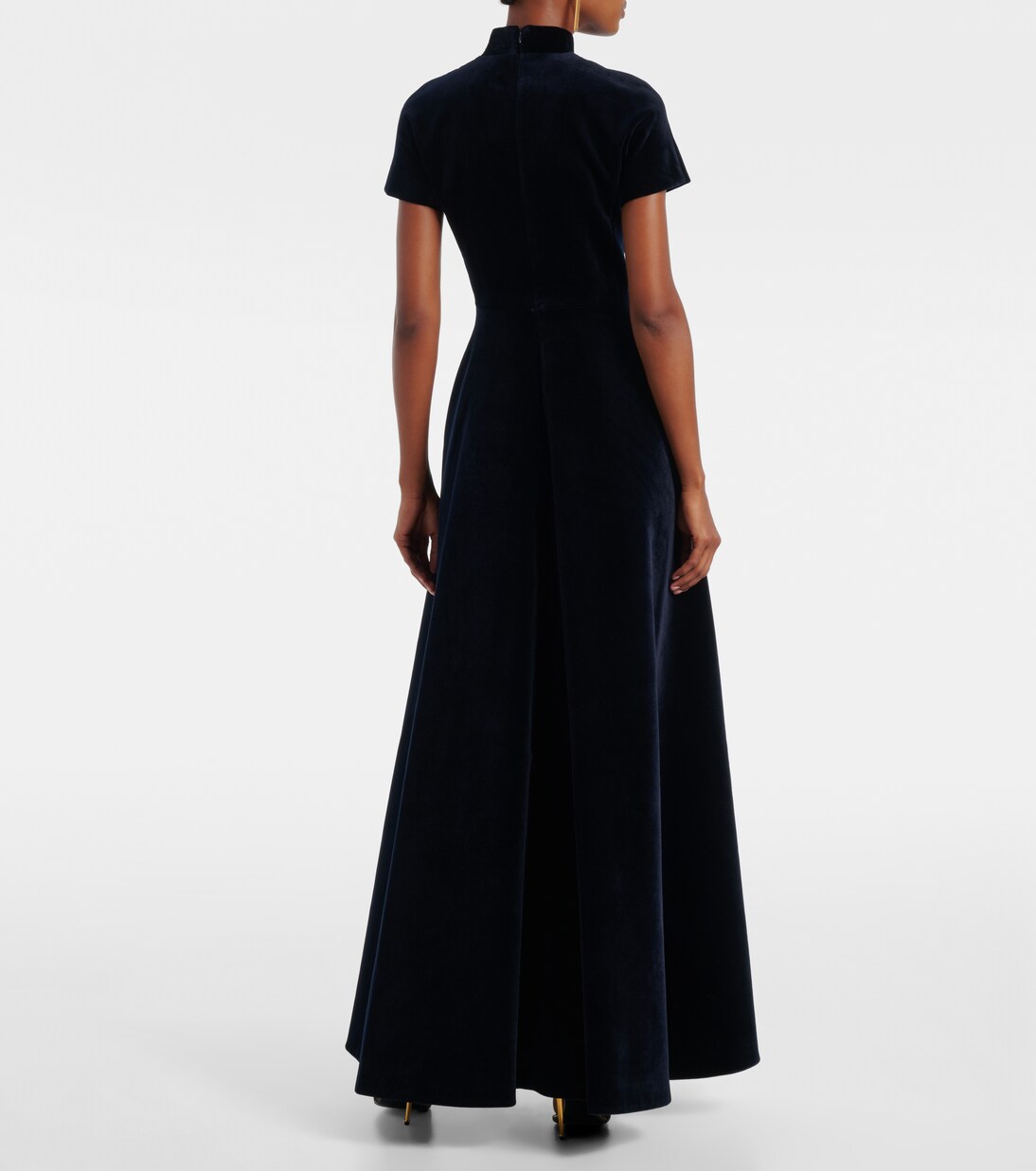 Malinda cotton velvet gown | Emilia Wickstead