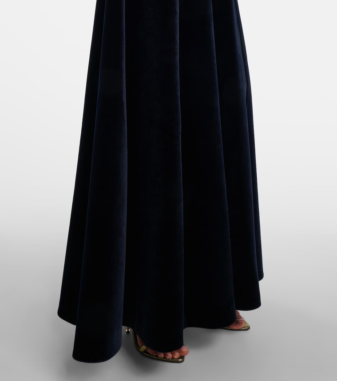 Malinda cotton velvet gown | Emilia Wickstead