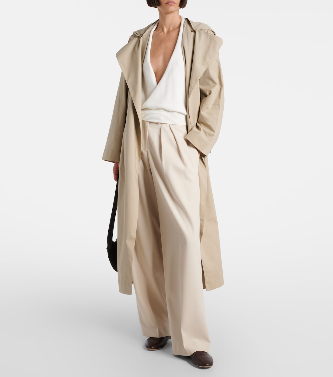 Trench-coat en coton  | Aya Muse