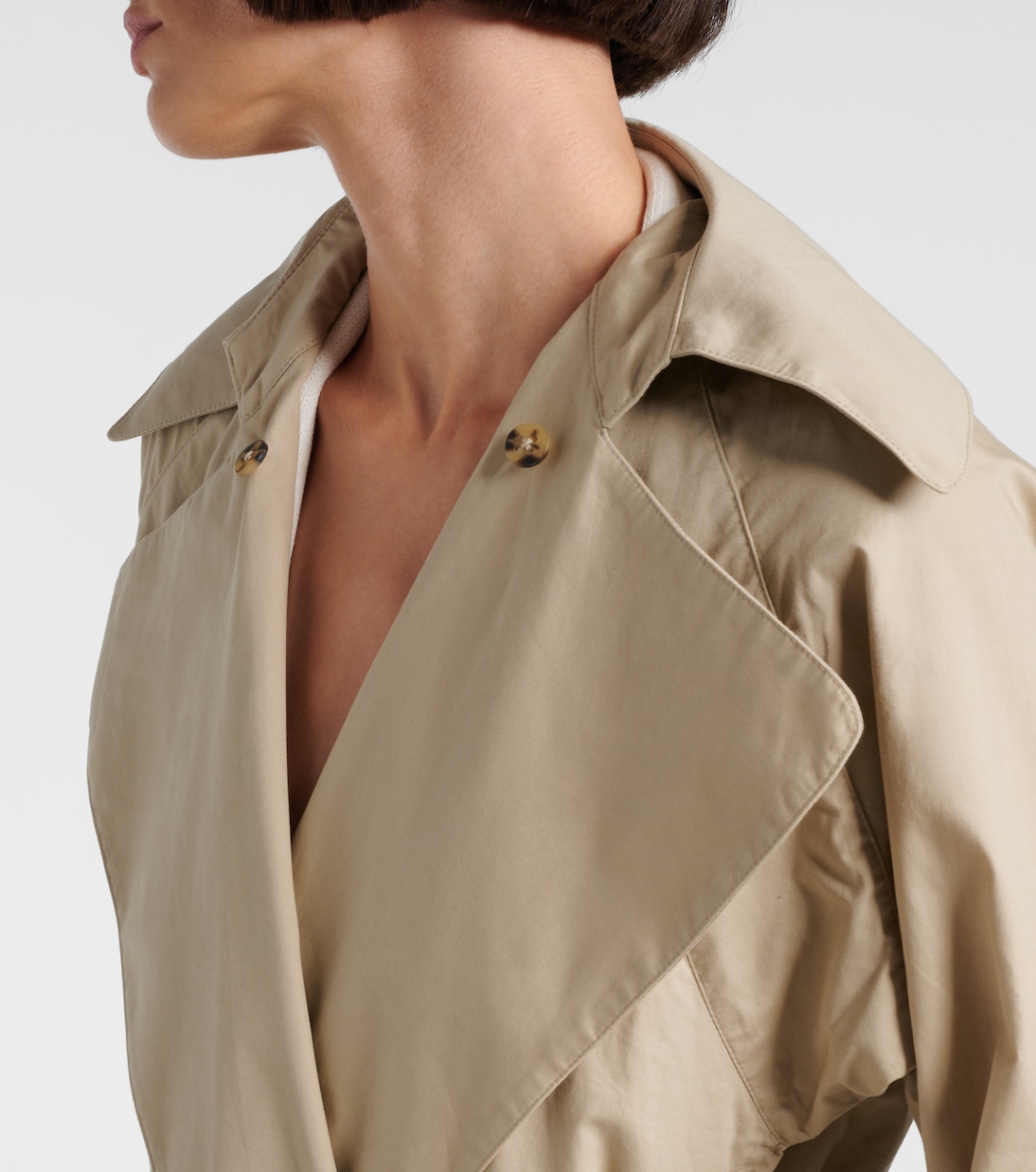 Trench-coat en coton  | Aya Muse