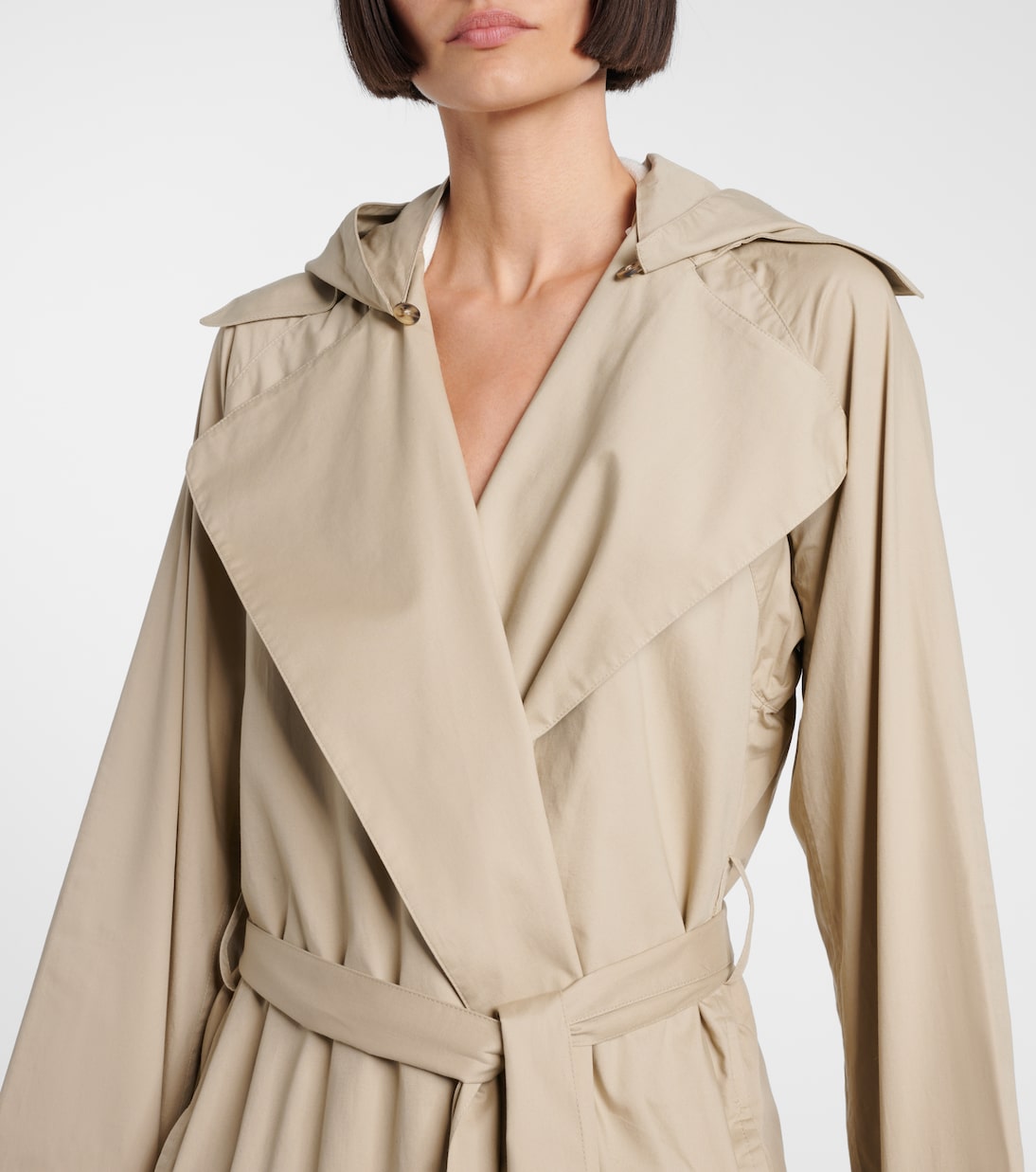 Trench-coat en coton  | Aya Muse