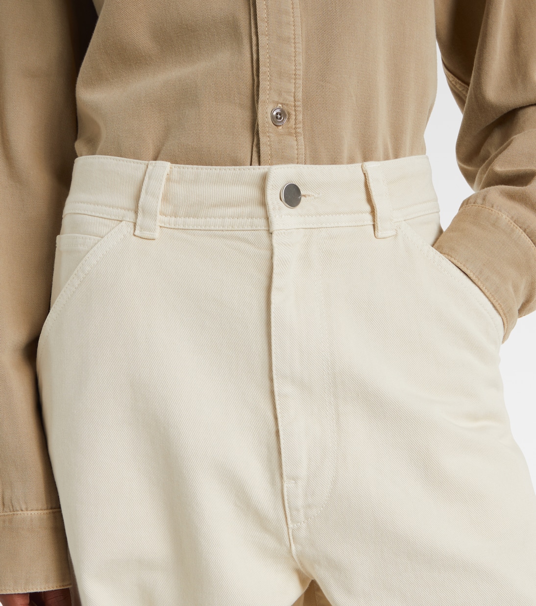 Jeans anchos de tiro alto | Lemaire