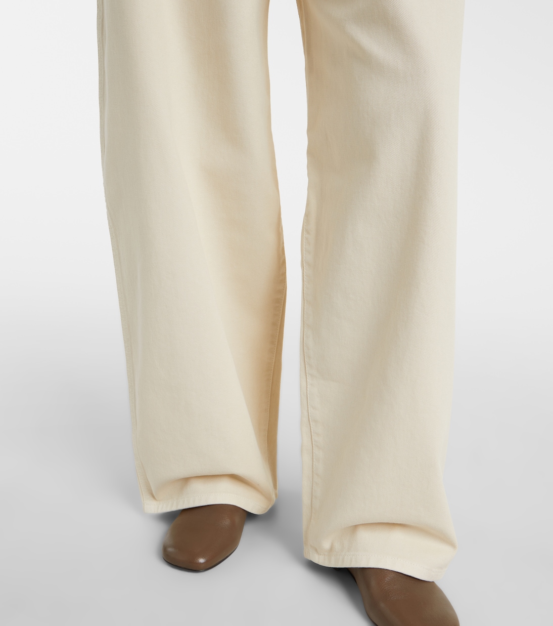 Jeans anchos de tiro alto | Lemaire