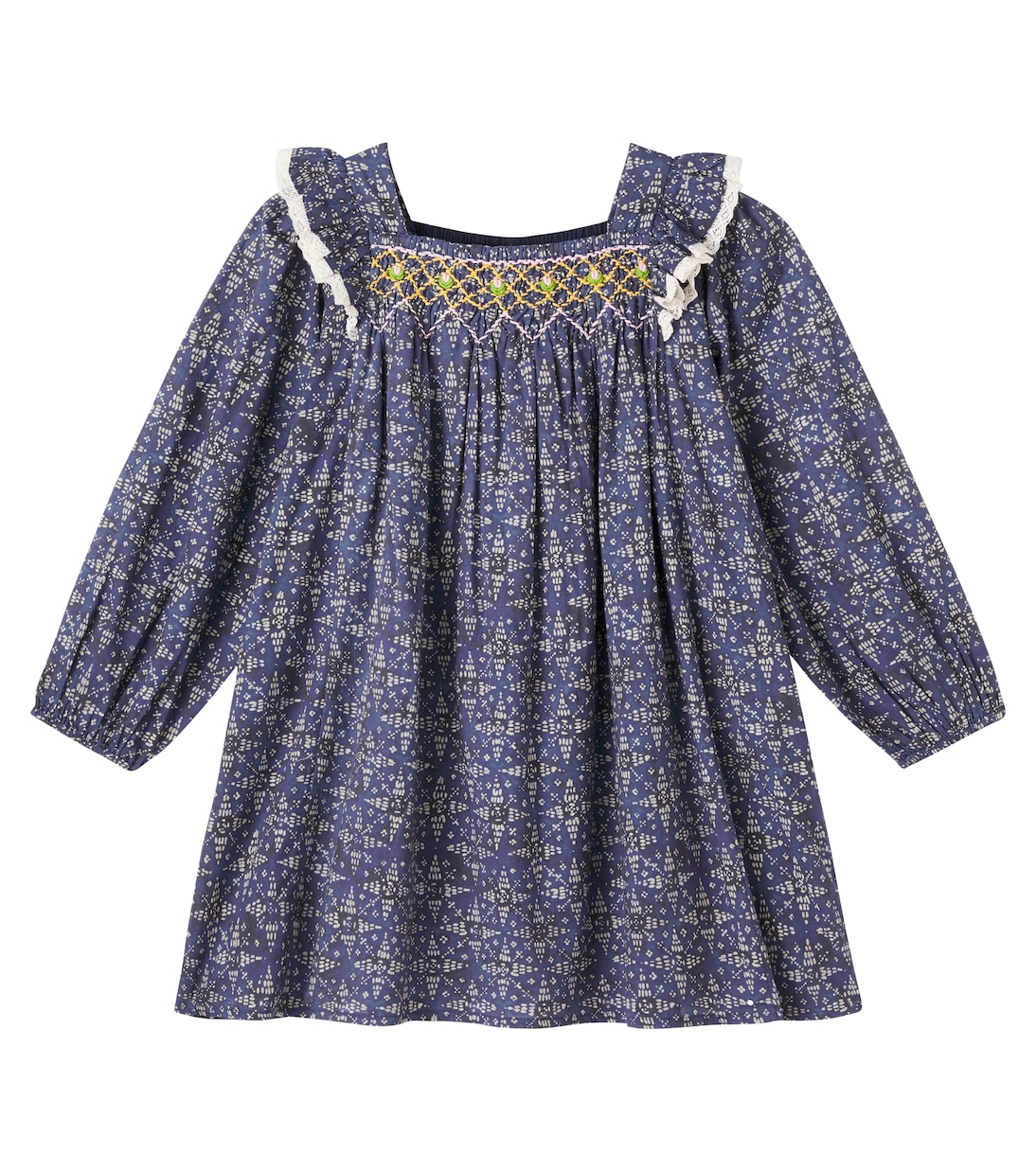 Abito Martina in cotone con pizzo | Louise Misha