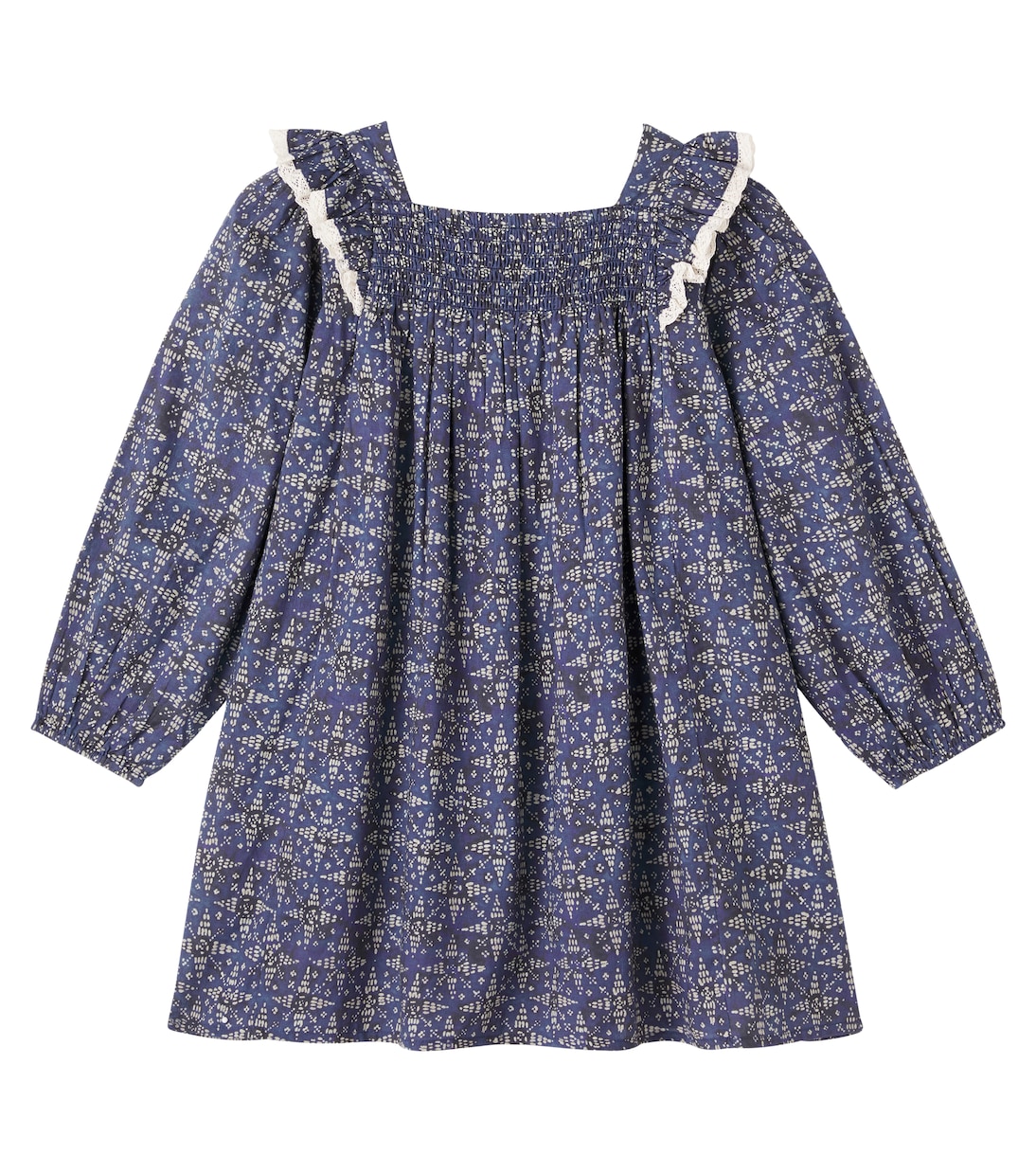 Abito Martina in cotone con pizzo | Louise Misha