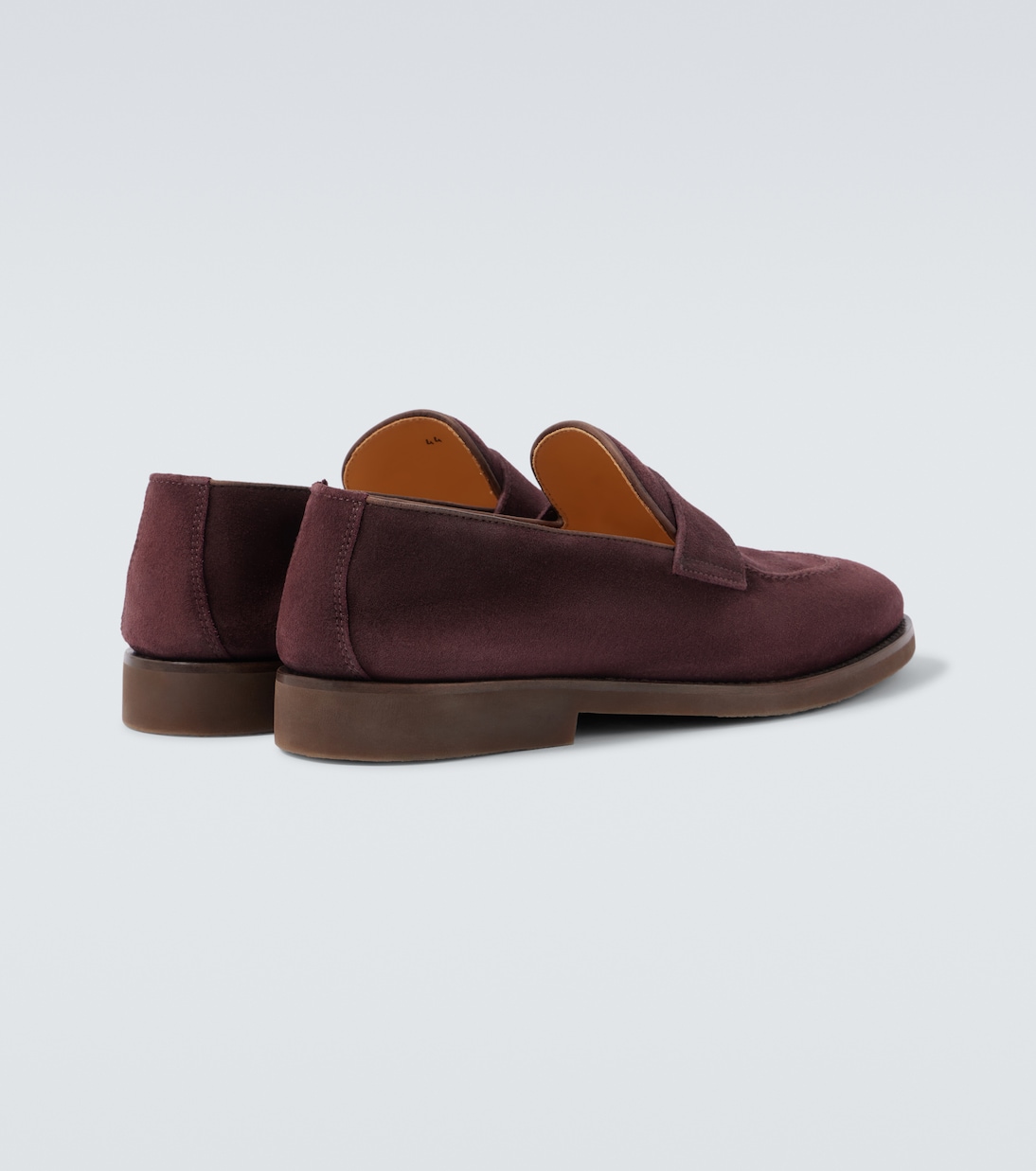 Suede penny loafers | Brunello Cucinelli