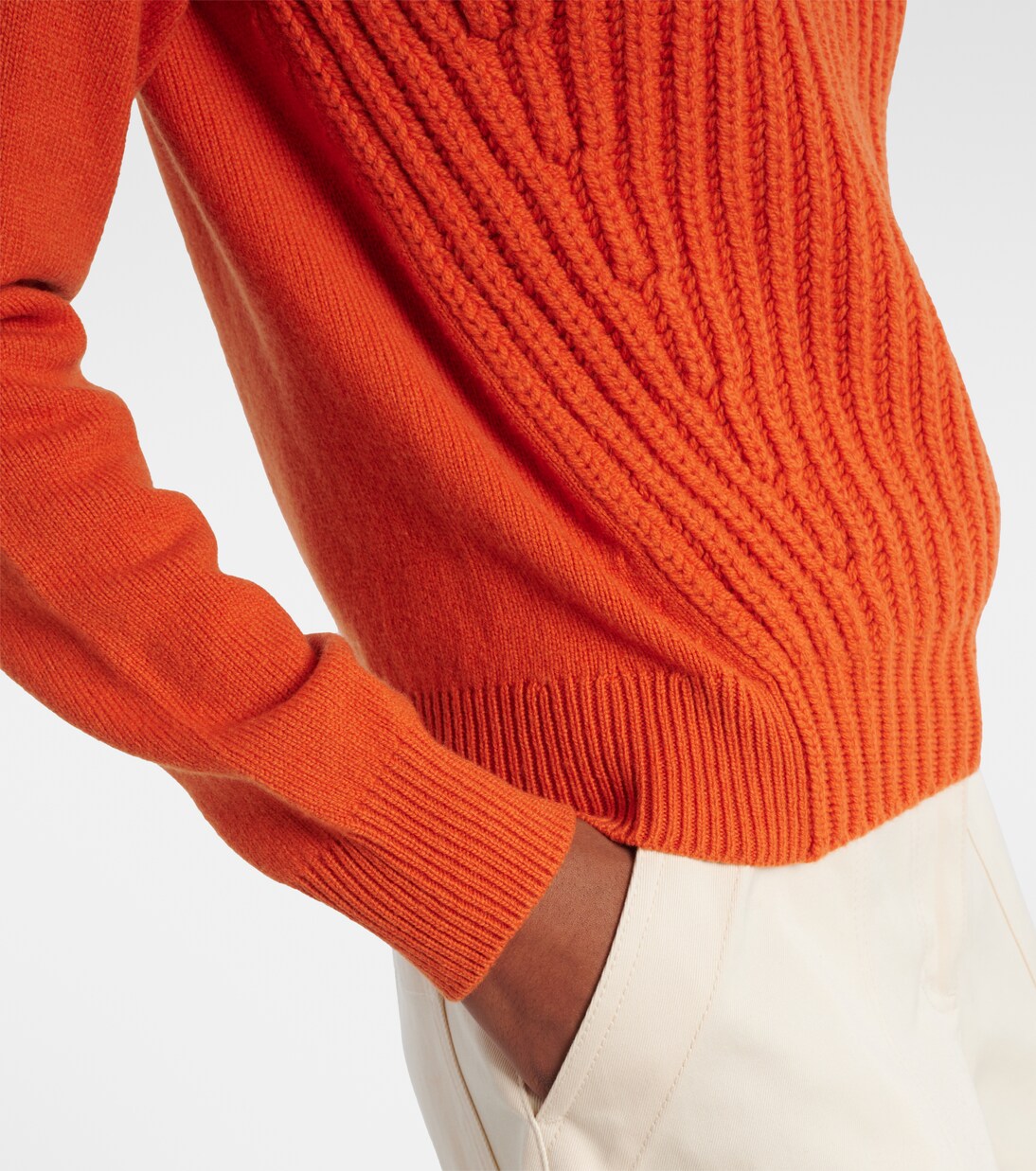 Ribbed-knit wool and cashmere sweater | Moncler