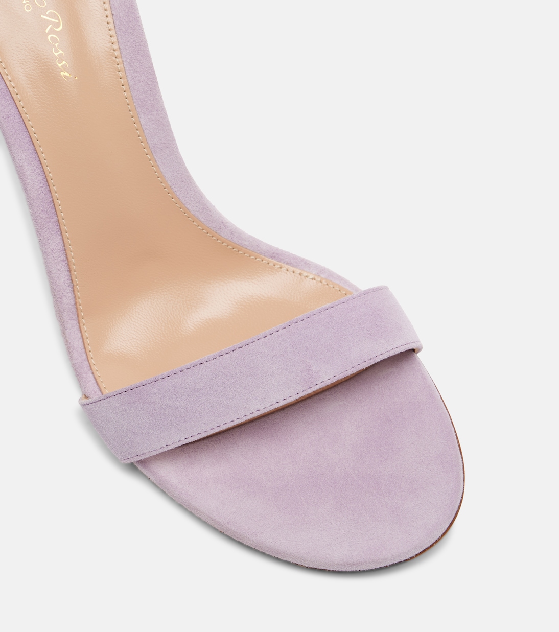 Sandalen Portofino 85 aus Veloursleder | Gianvito Rossi