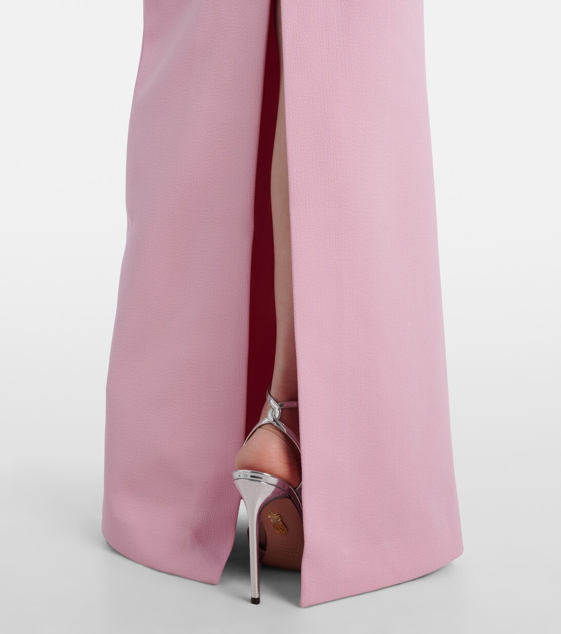 Xena caped crêpe gown | Rebecca Vallance