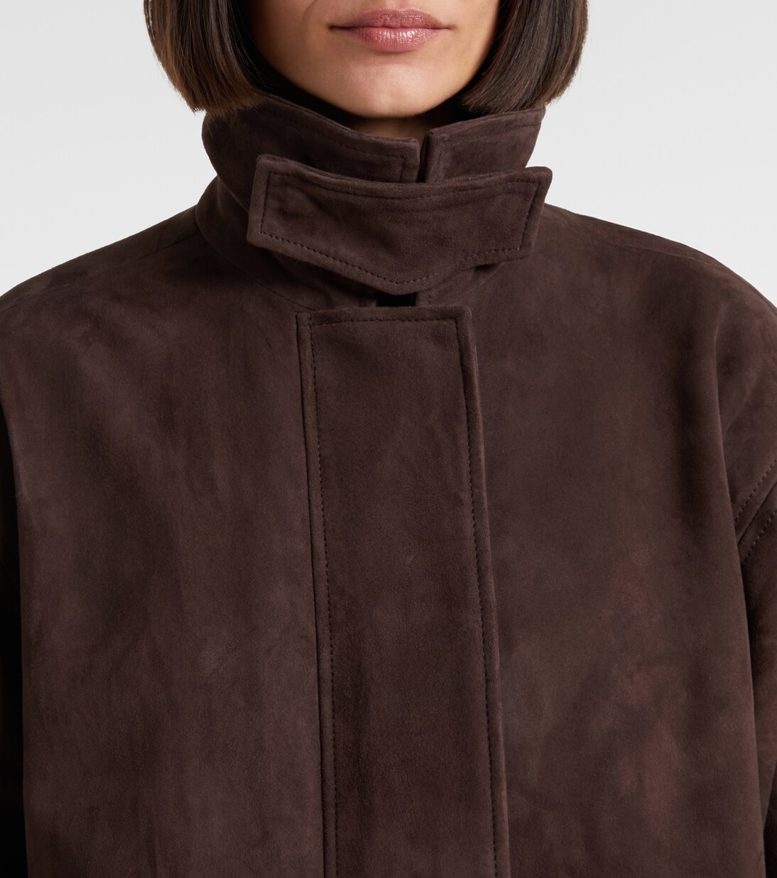 Veste oversize en daim | Rotate