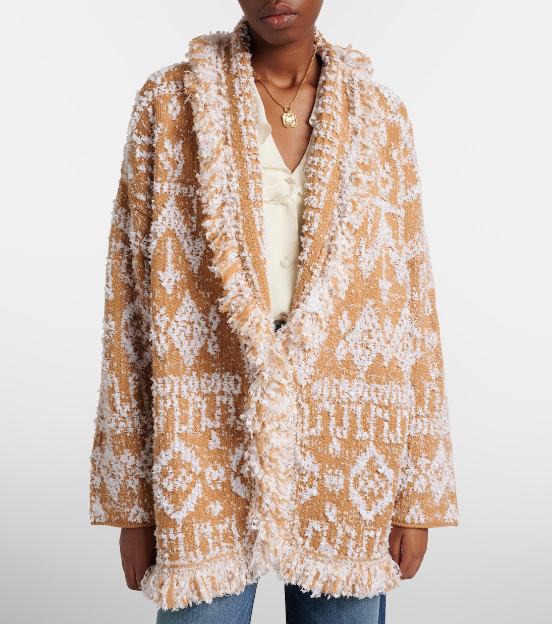Send Beat wool-blend cardigan | Alanui
