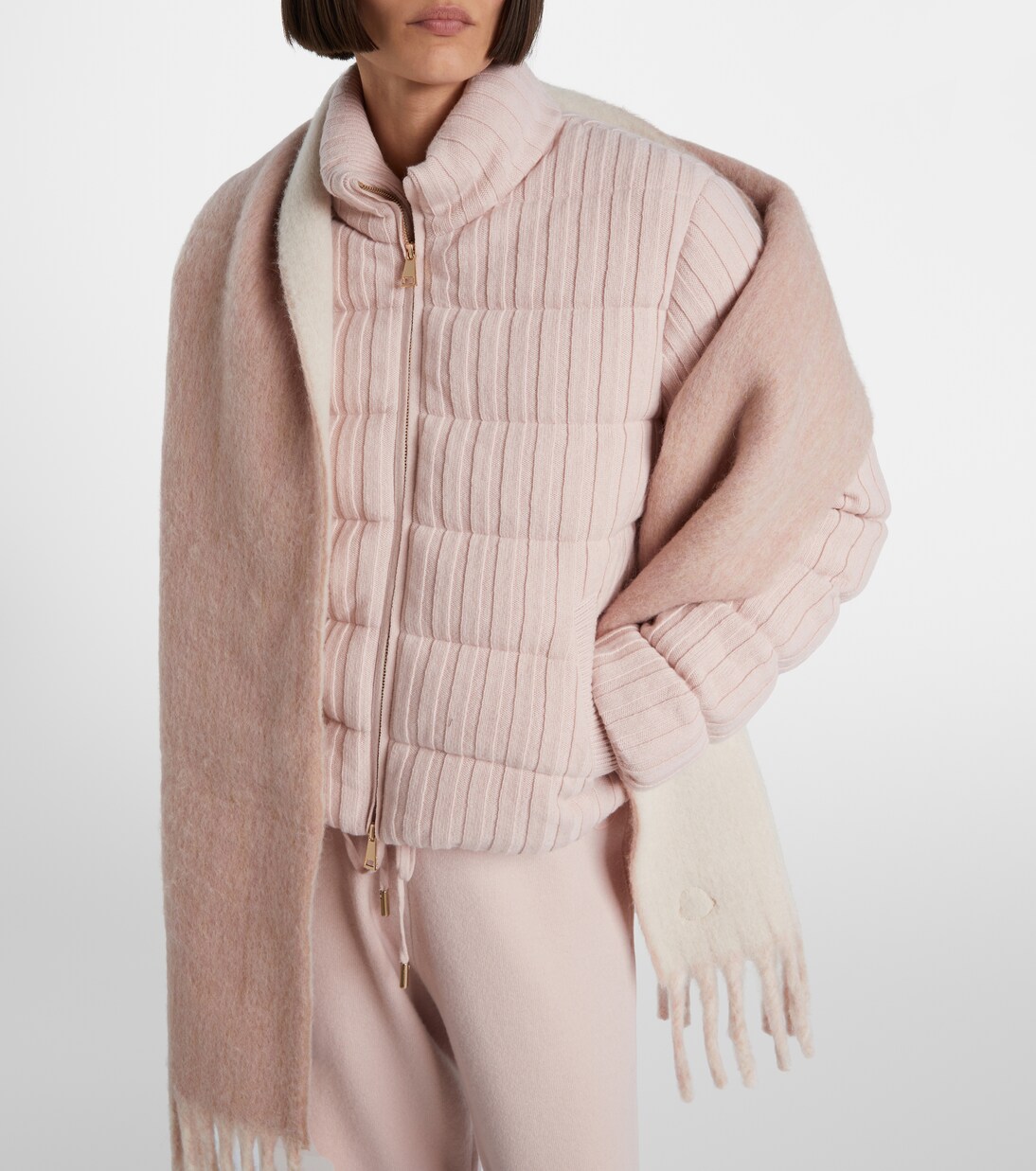 Alpaca and wool-blend scarf | Moncler