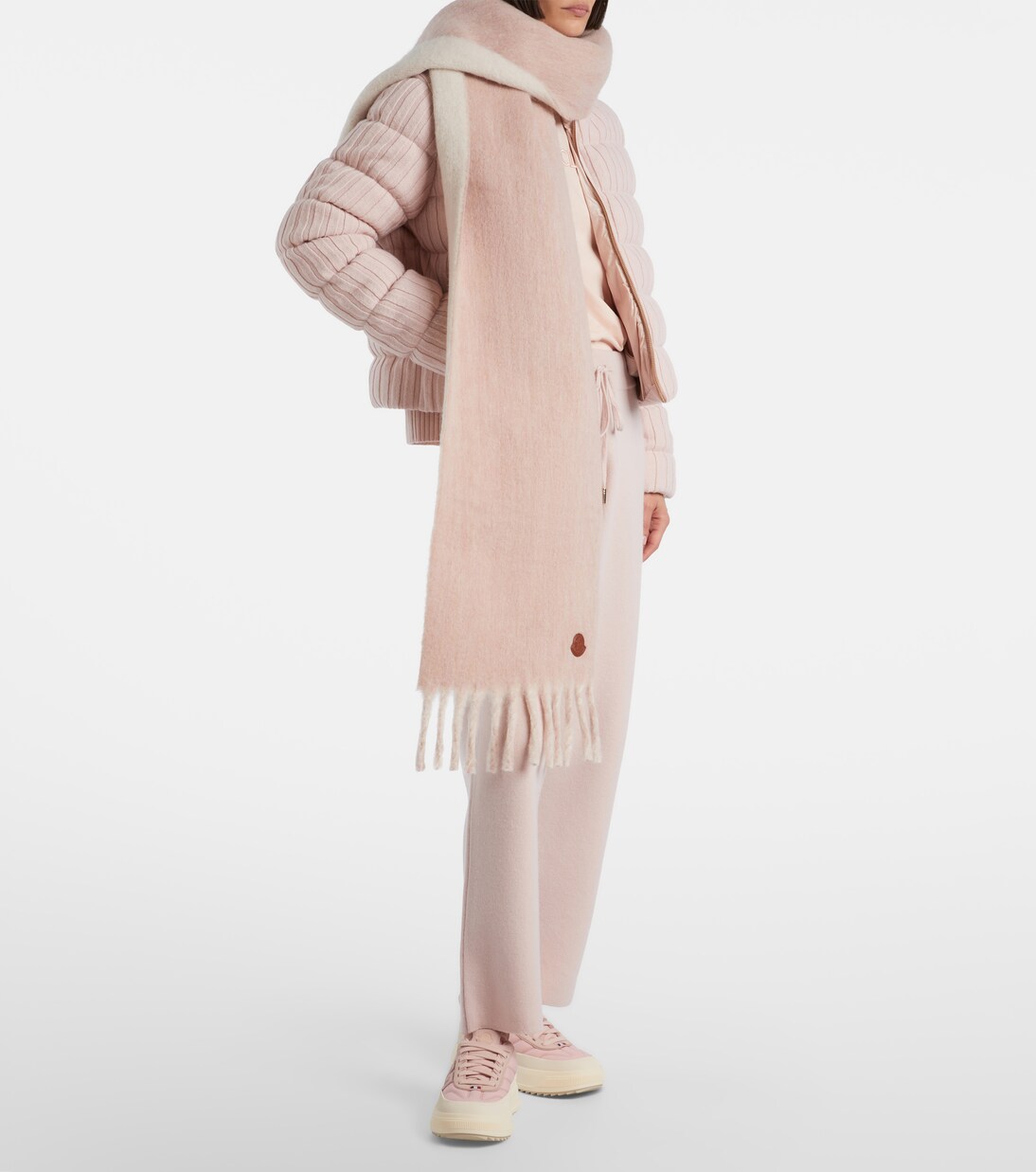 Alpaca and wool-blend scarf | Moncler