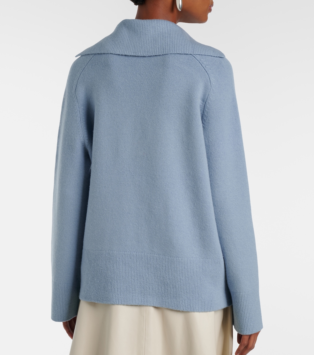 Wool and cashmere-blend polo sweater | Vince