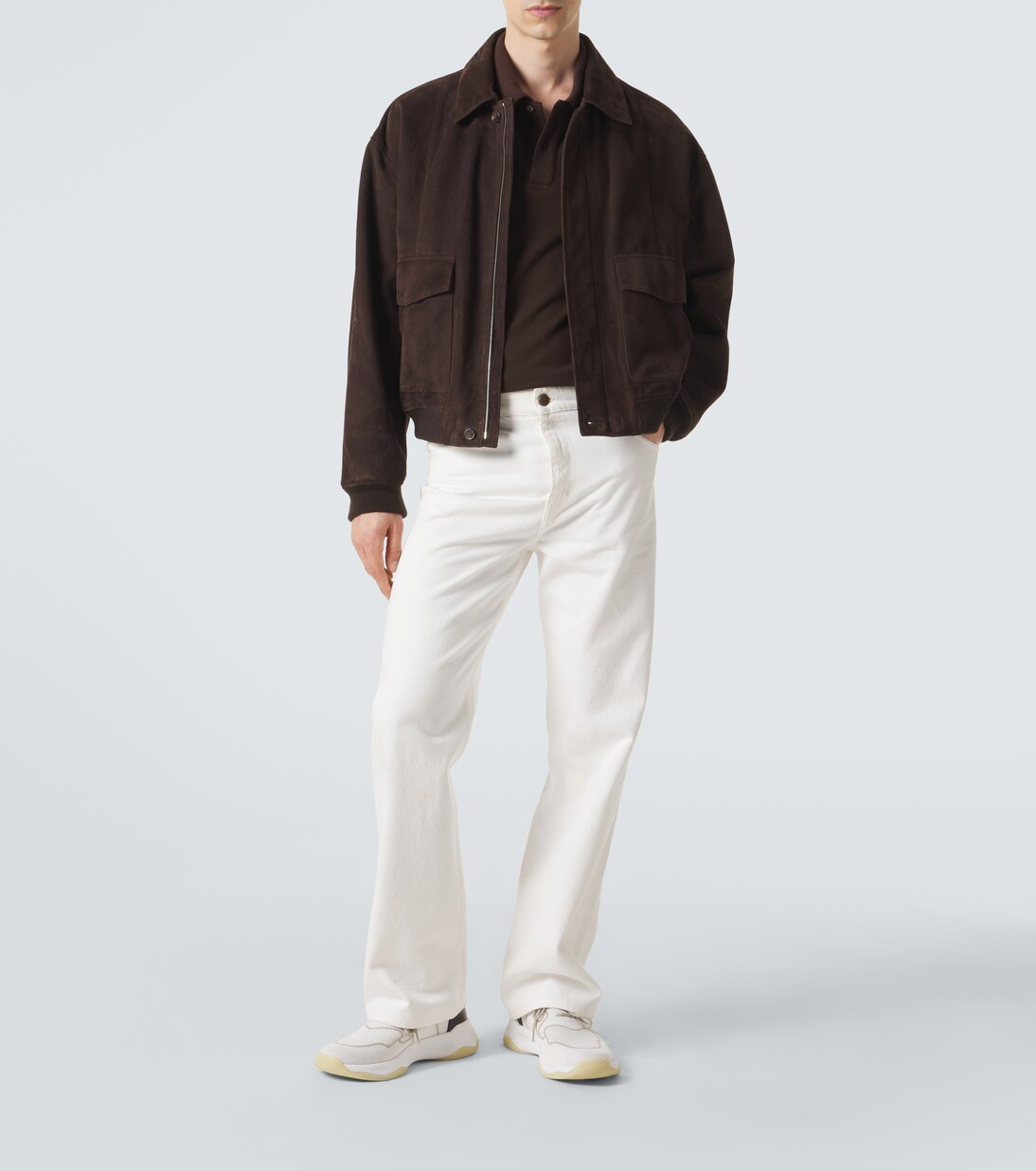 Zapatillas Shadow de punto con piel | Berluti