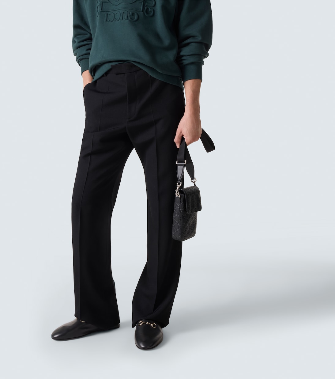 Smartphone-Etui GG Emblem aus Leder | Gucci