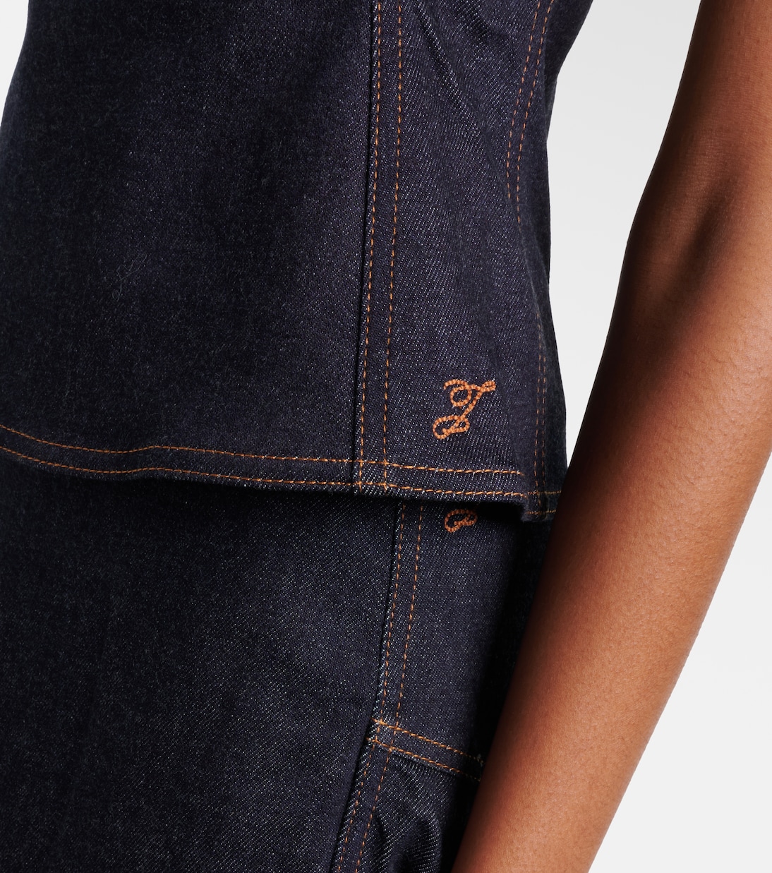 Top Lavoir de-Nîmes aus Denim | Jacquemus