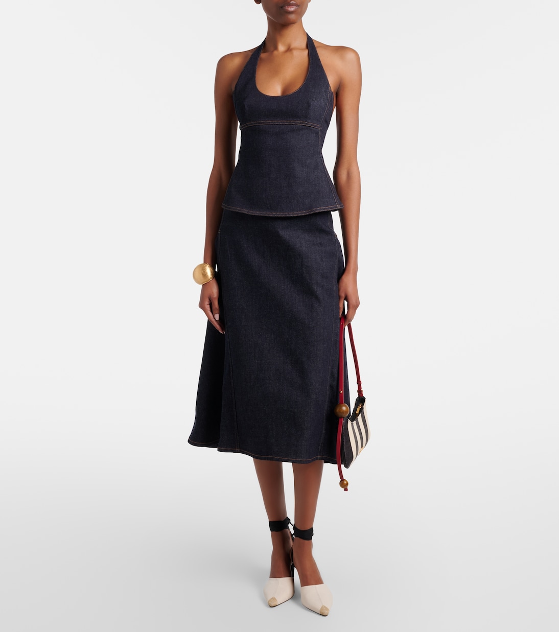 Top Lavoir de-Nîmes aus Denim | Jacquemus