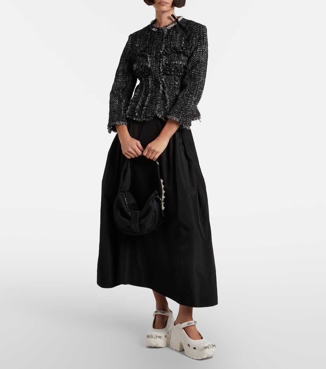 x Crocs embellished platform pumps | Simone Rocha