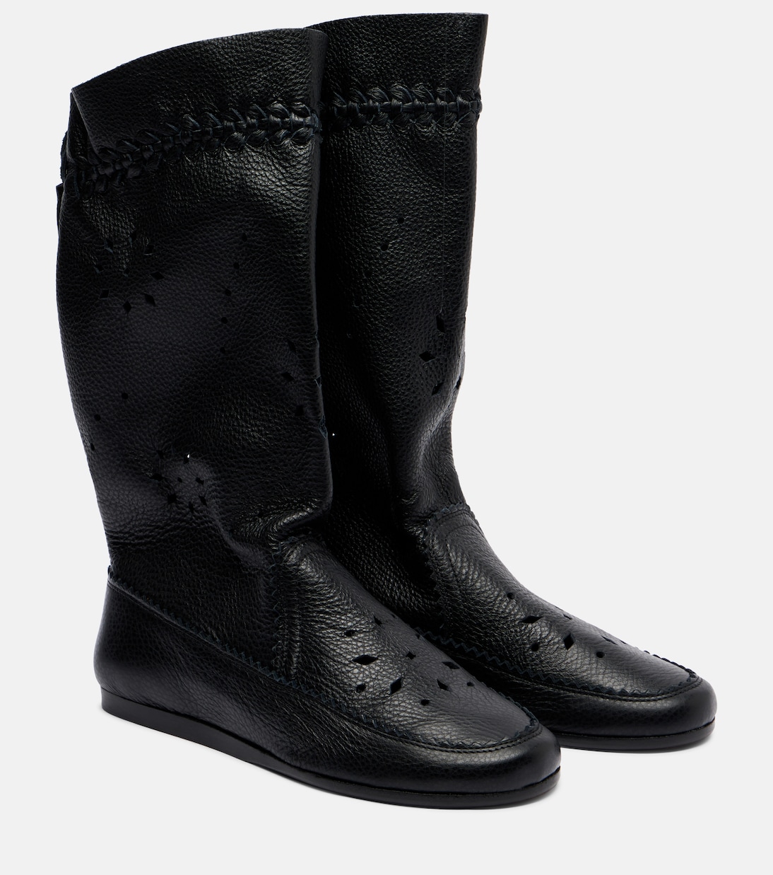 Welky laser-cut leather mid-calf boots | Isabel Marant